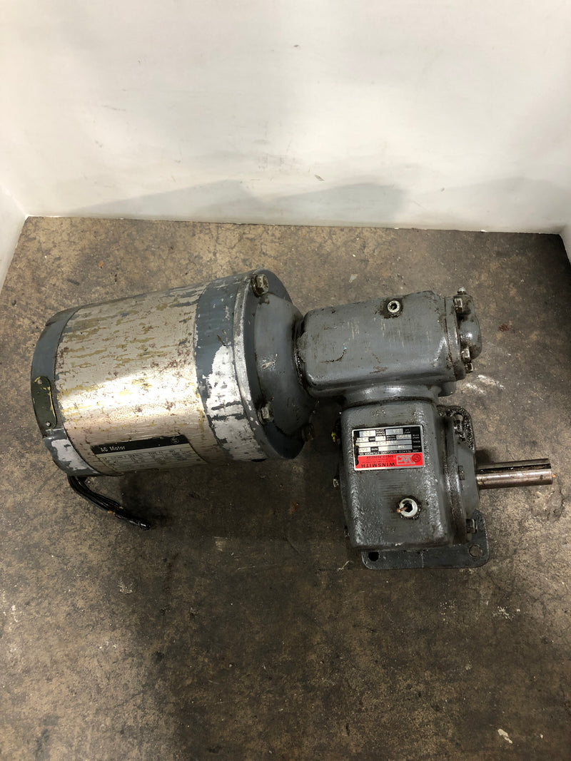 Westinghouse GD75 Motor FS 1/4HP 1725RPM 3PH Winsmith 3MCTD Speed Reducer 0.24HP