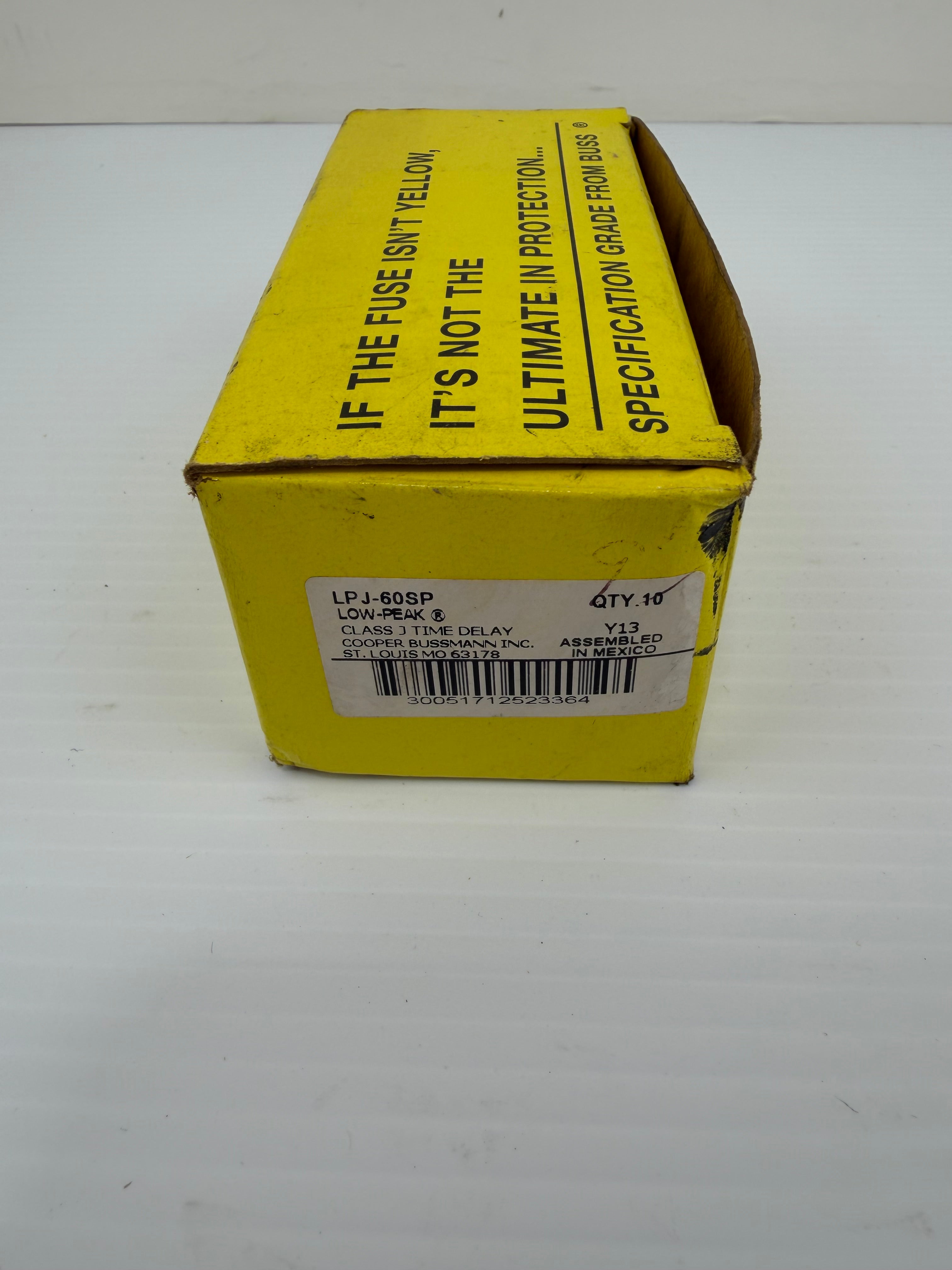 Cooper Bussmann LPJ-60SP Low Peak Fuses Class J 60 Amp Lot of 8