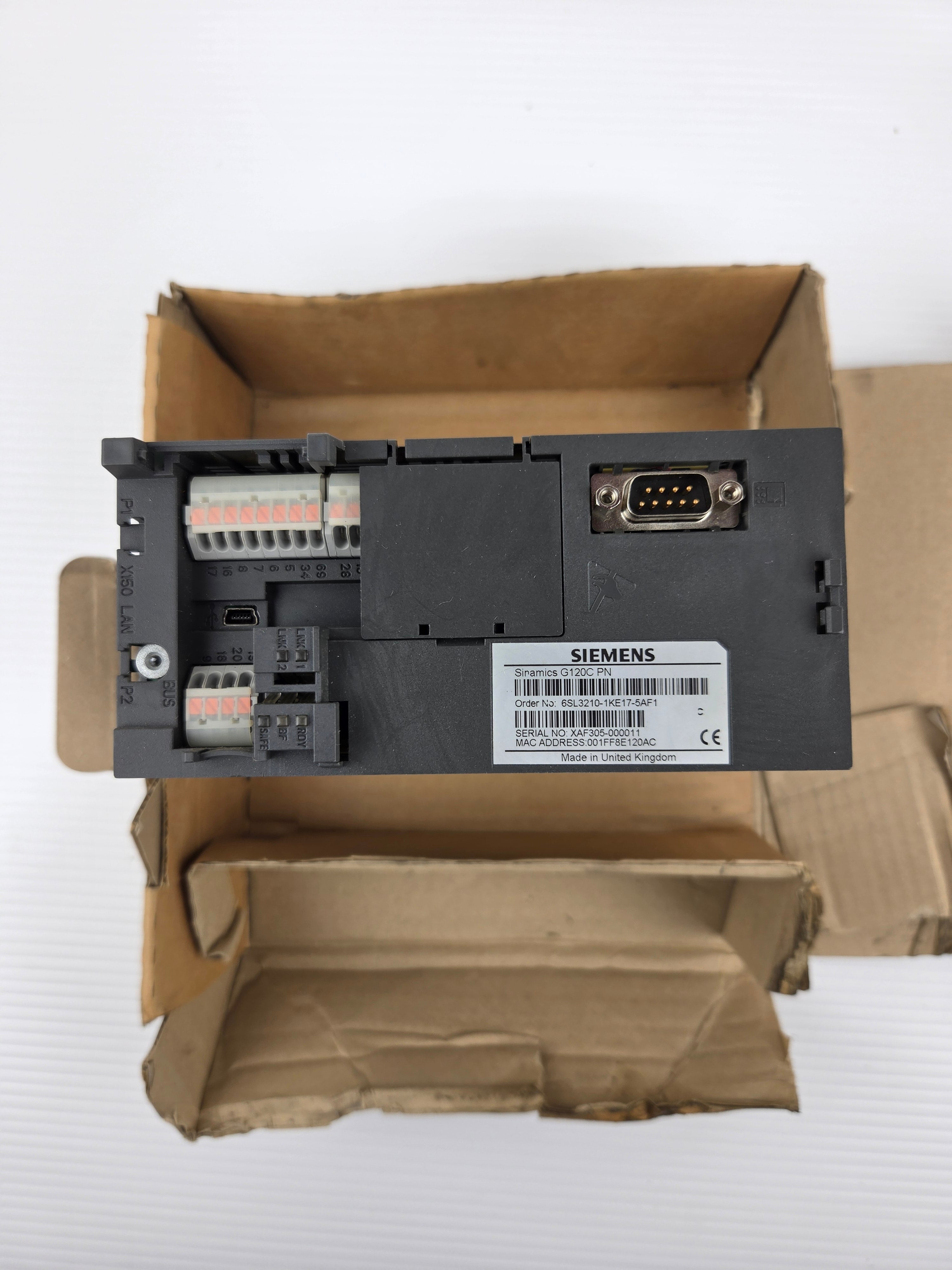 Siemens Sinamics G120C 6SL3210-1KE17-5AF1 Inverter Drive