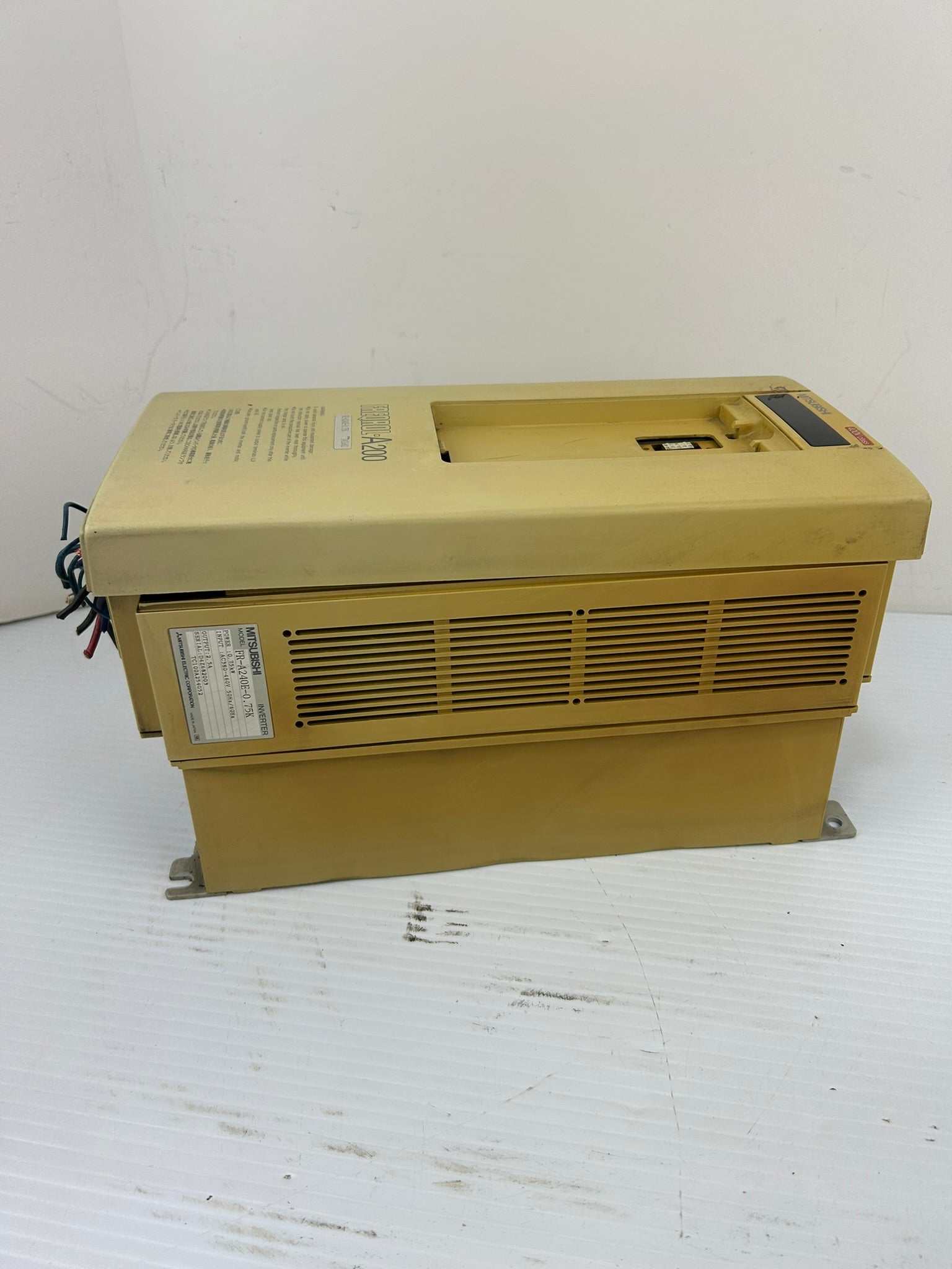 Mitsubishi FR-A240E-0.75K Inverter Freqrol A200 Drive 0.75kW - No Keypad