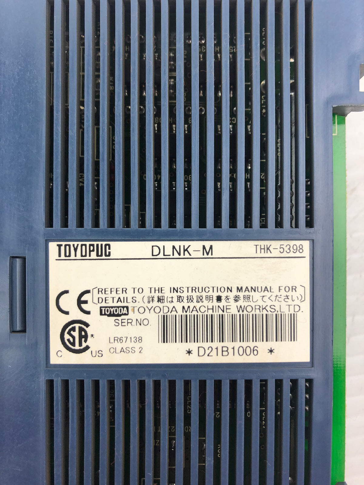 Toyopuc THK-5398 Output Module DLNK-M