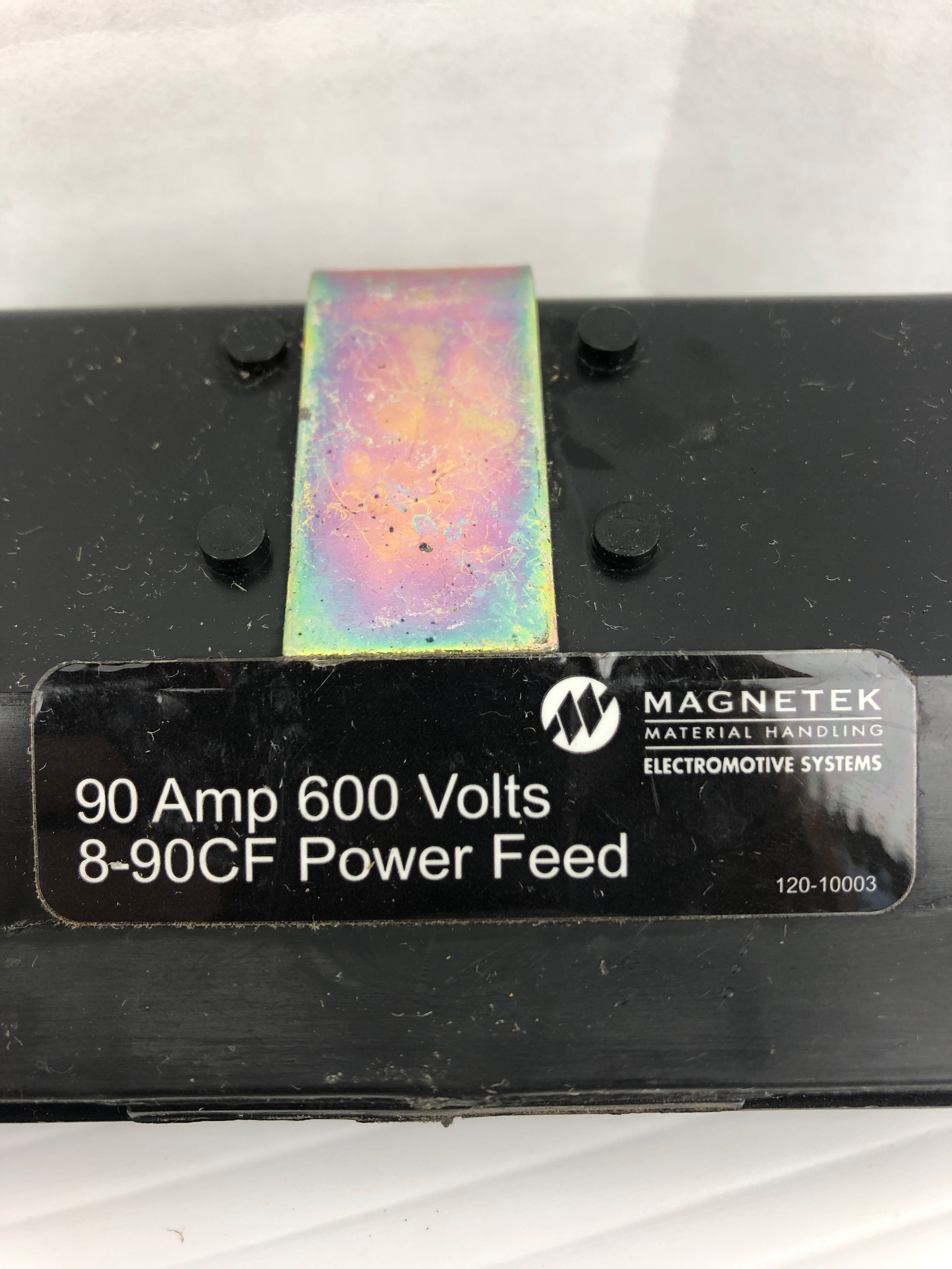 Magnetek 8-90CF Power Feed Electrobar Conductor 600V 90A - Lot of 5