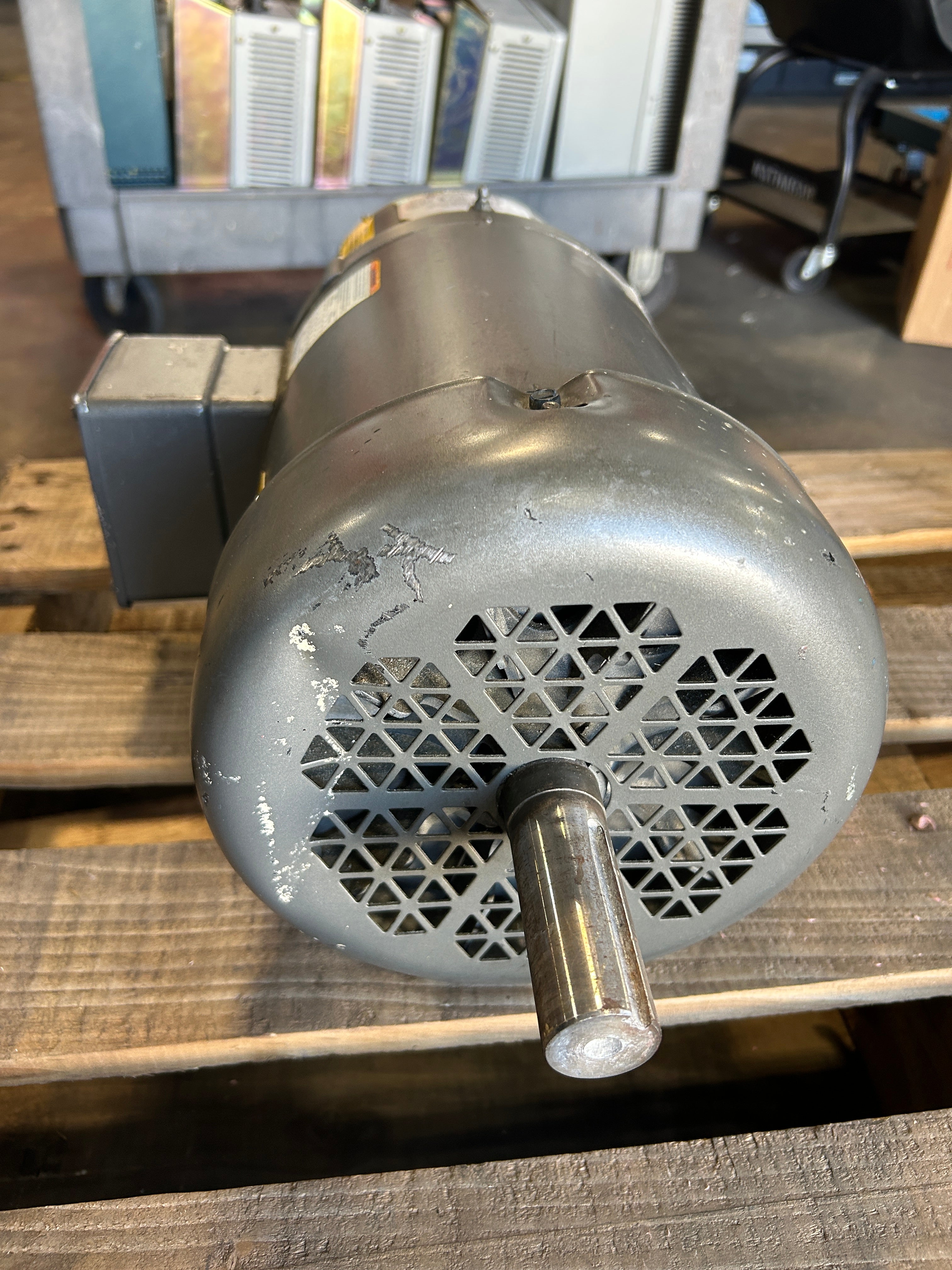 Baldor Reliance BM3611T Motor 3HP with Stearns 76BK4100DPF Brake 105604100DPF