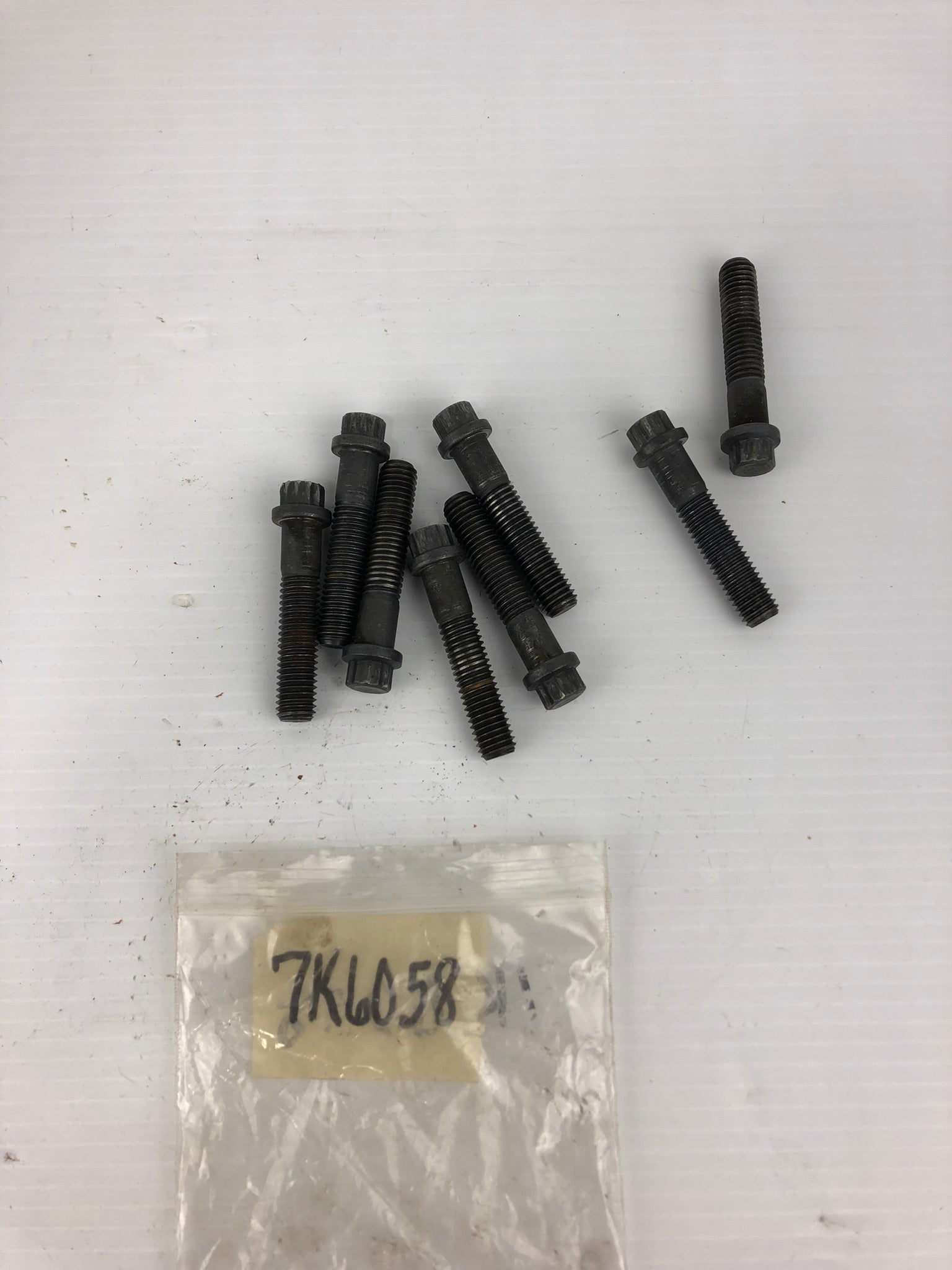 CAT 7K-6058 12 Point Head Bolt Caterpillar 7K6058 - Lot of 8