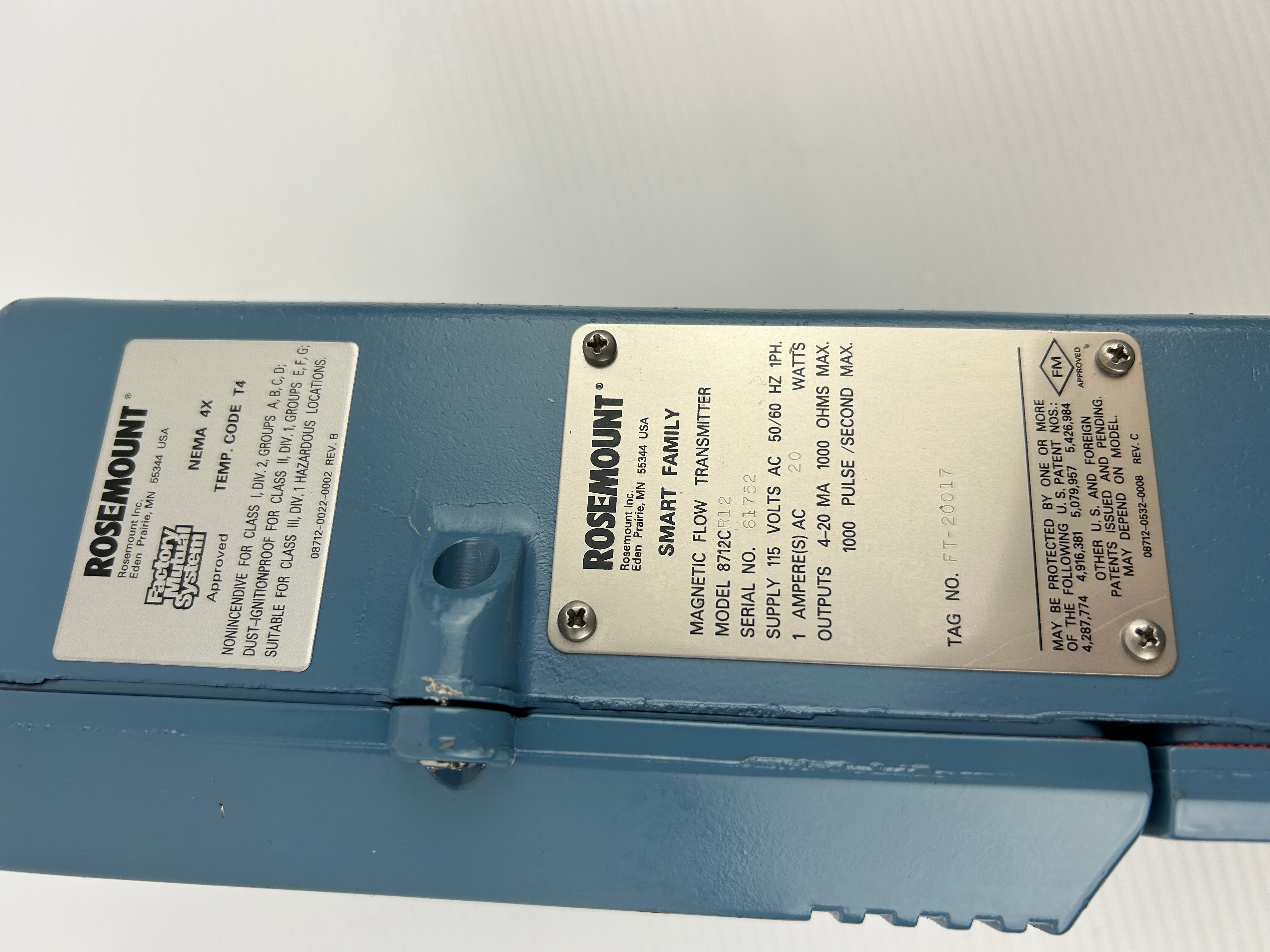 Rosemount 8712CR12 Magnetic Flow Transmitter Smart Family 8712-CR12