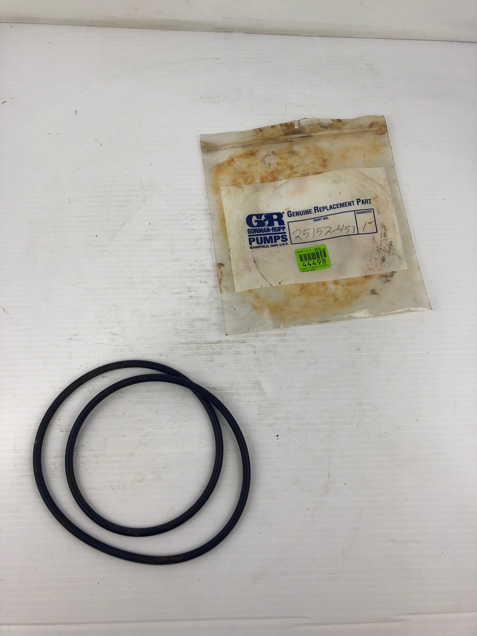 Gorman-Rupp 25152-453 Pump Outer O-Ring 44498