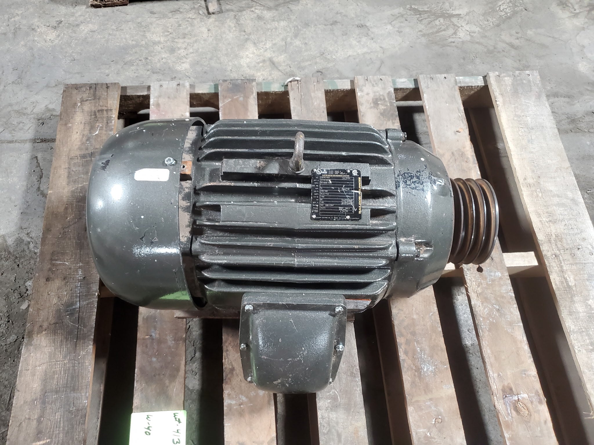 Baldor Reliance E80467463 Electric Motor 15HP 254TC 230/460V 1760 RPM
