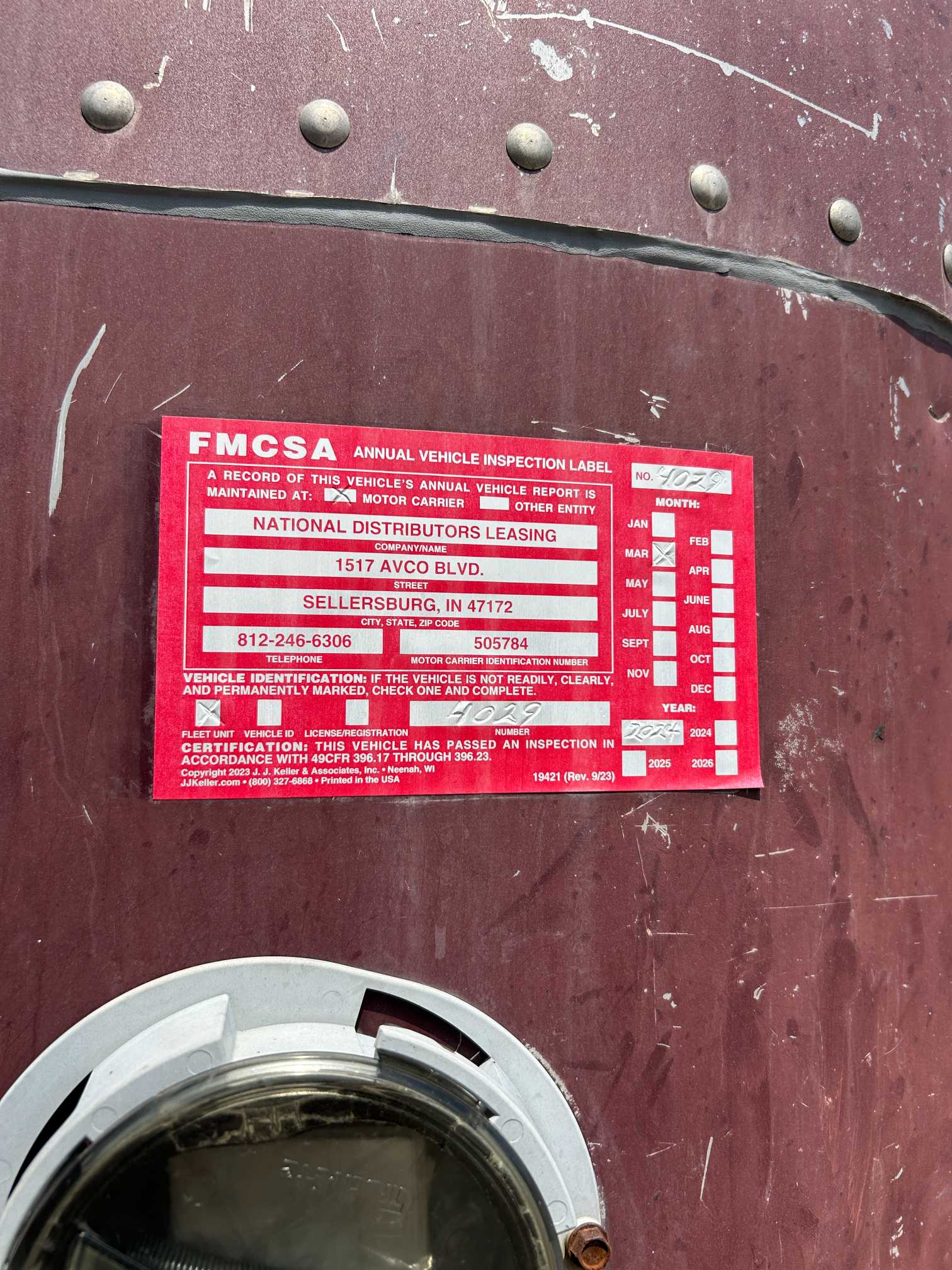 2004 Trailmobile 53' Dry Van Semi Trailer Air Ride Swing Doors 2MN01JAH941001020