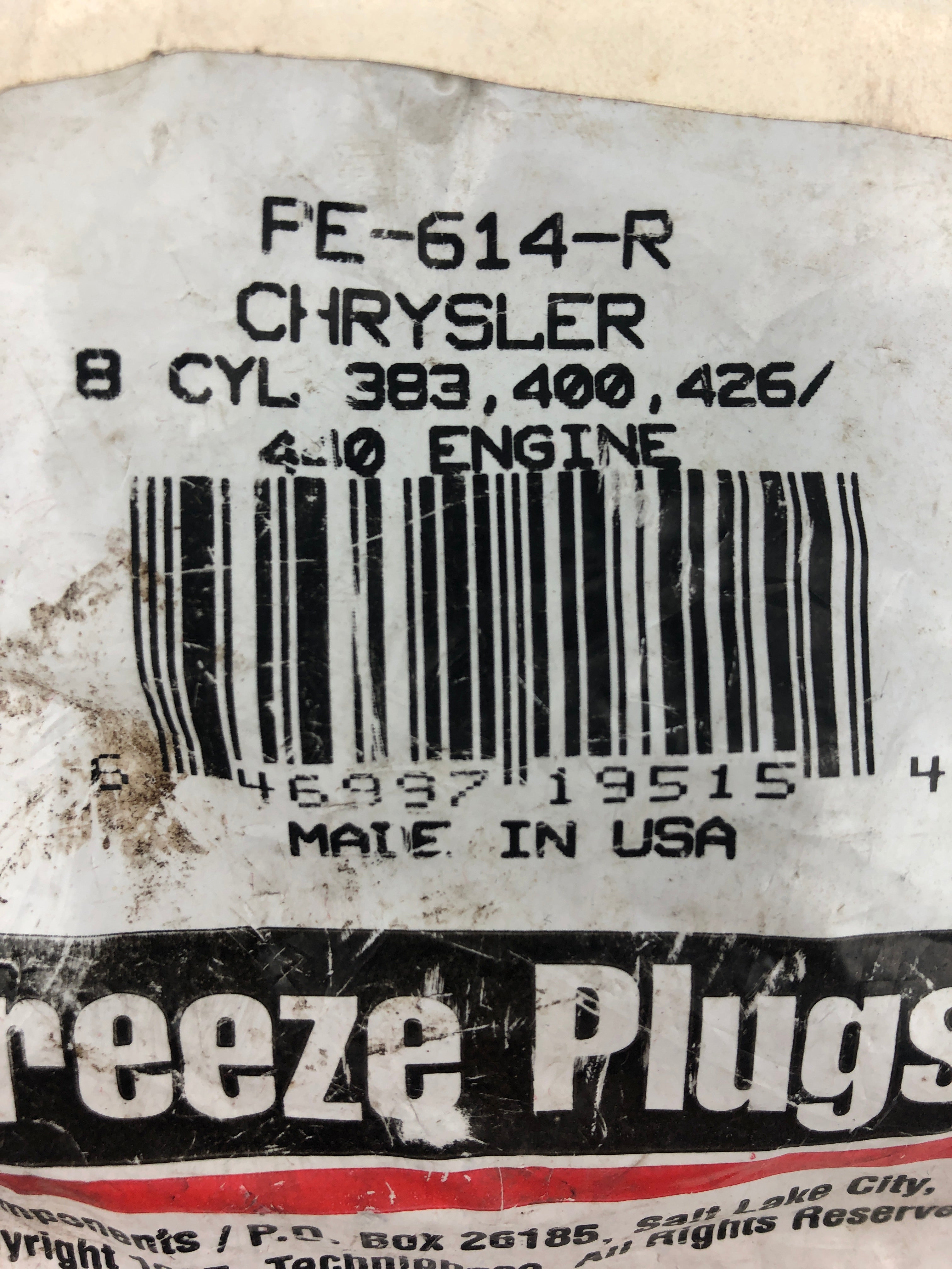 Clevite 219-9421 Hi-Tech Engine Expansion Plug Kit