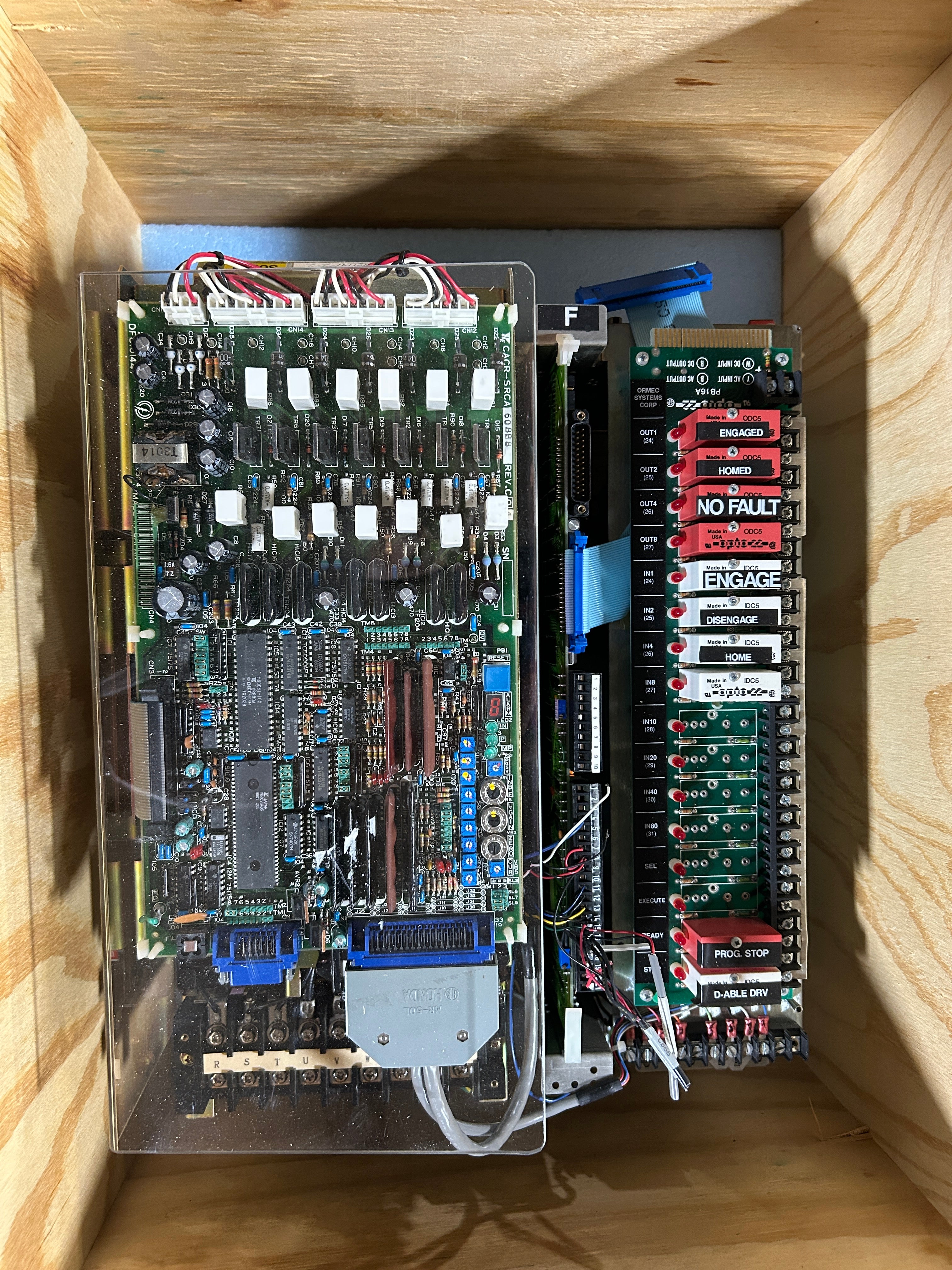 Ormec MCS-S45H*227A Servo Drive Assembly SAC-SDRU Breaker LF-330 Noise Filter