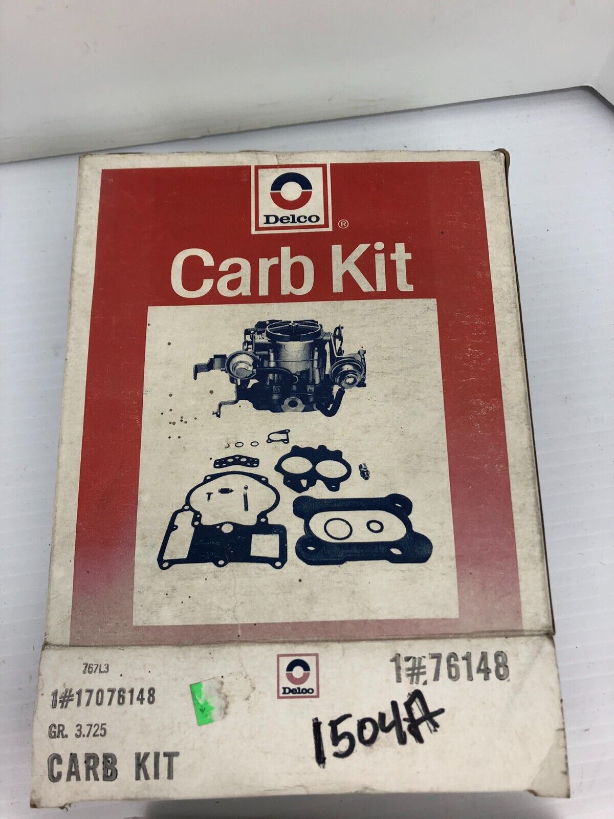 Delco 1504A Carburetor Repair Kit 1#76148