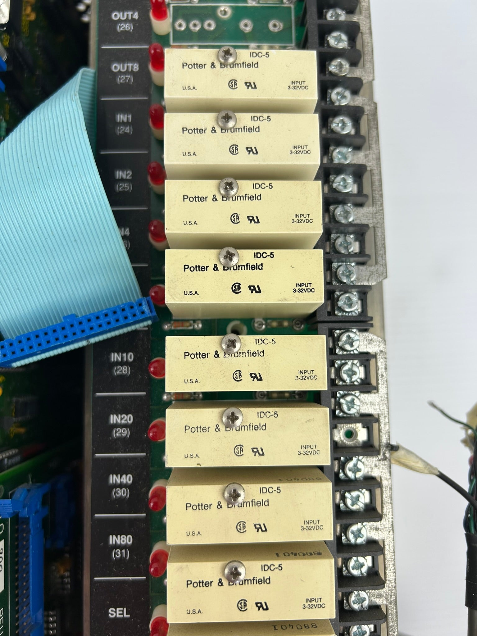 Ormec PMC-200D Servo Drive Module PCB008F Circuit Board IDC-5 & ODC-5 Relays