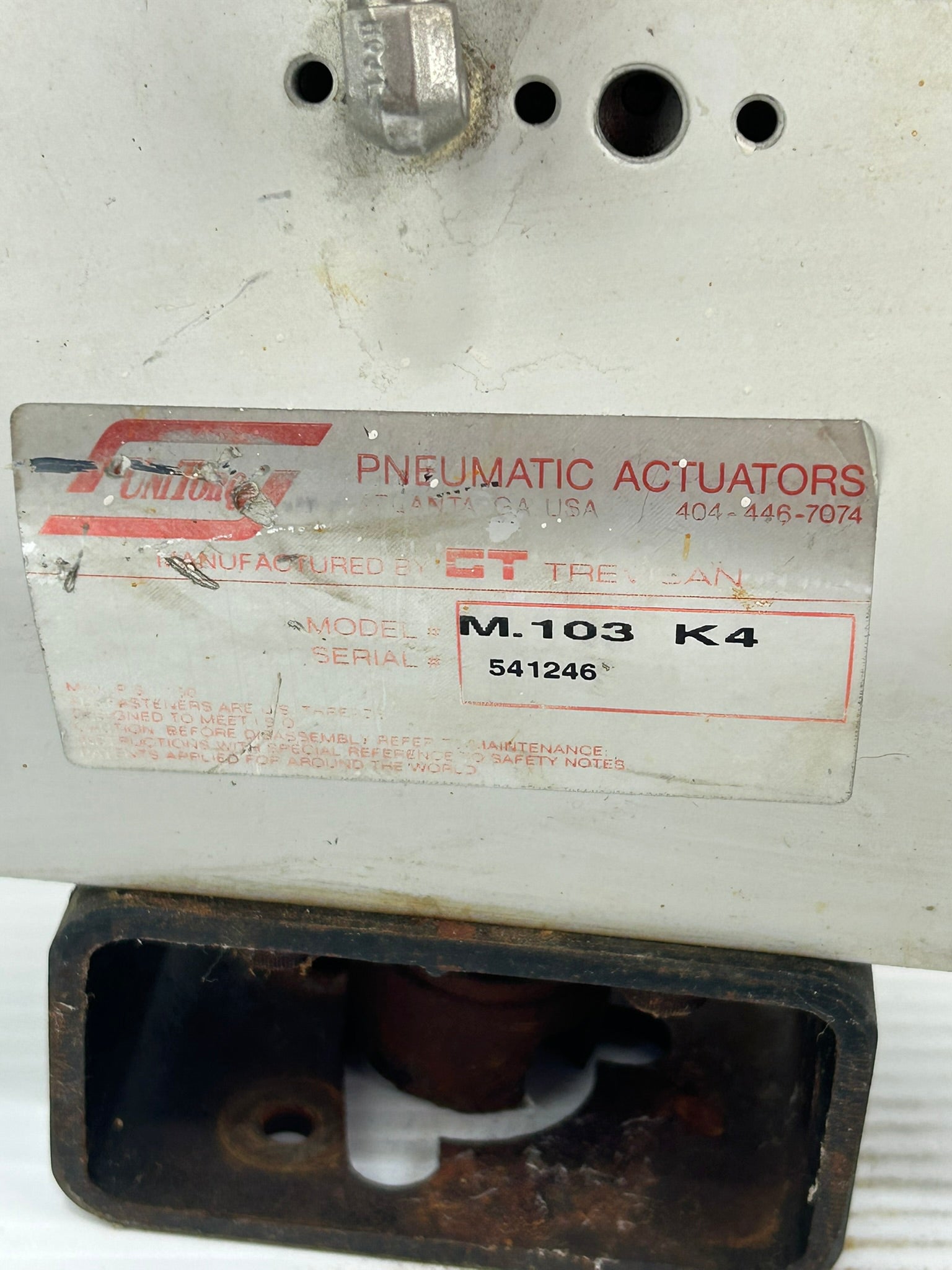 UniTorq M.103 K4 Pneumatic Actuator