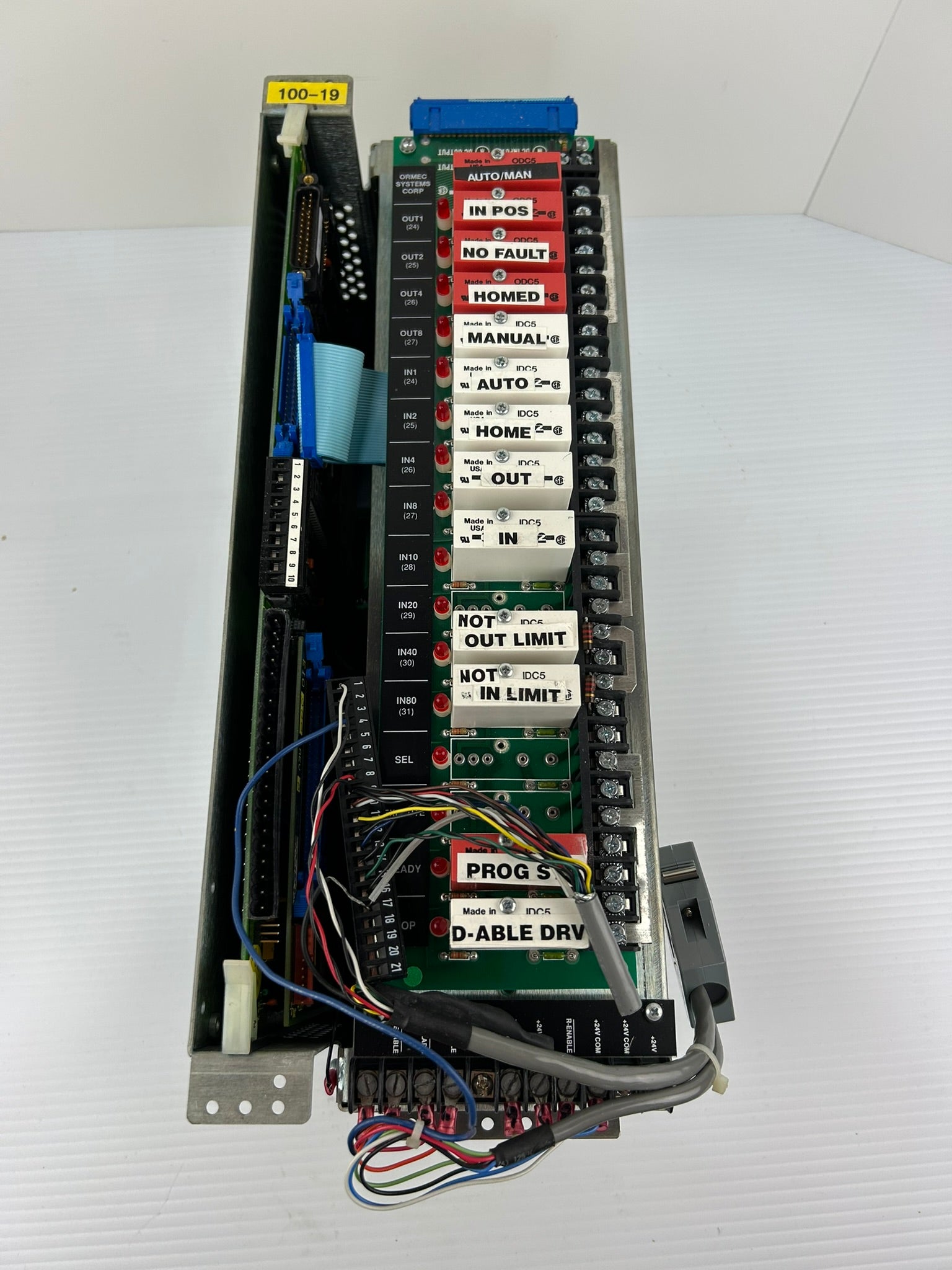 Ormec Servo Drive Module PB16A Circuit Board IDC5 ODC5 Relays