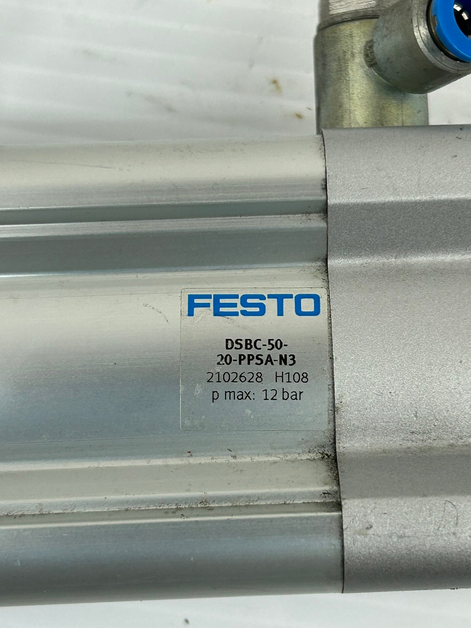 Festo DSBC-50-20-PPSA-N3 Pneumatic Cylinder 2102628 H108 12 bar