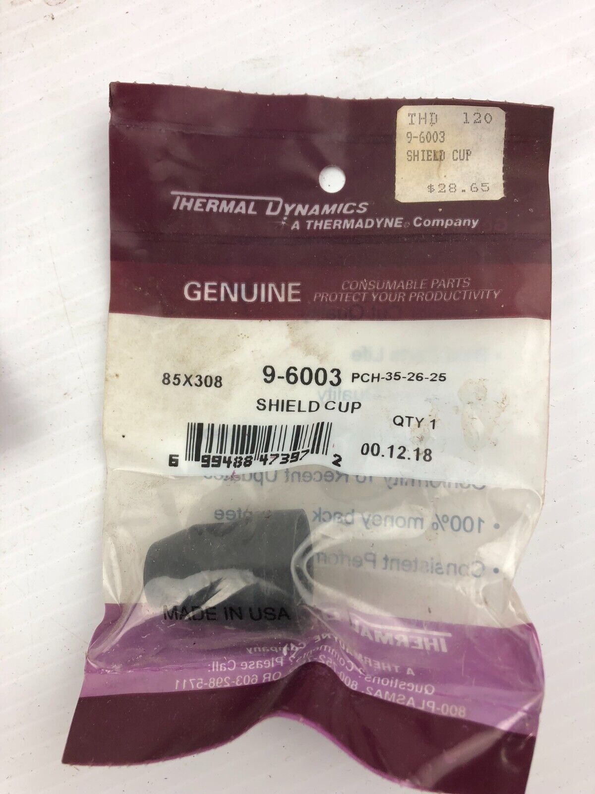 Thermal Dynamics 9-6003 Shield Cup