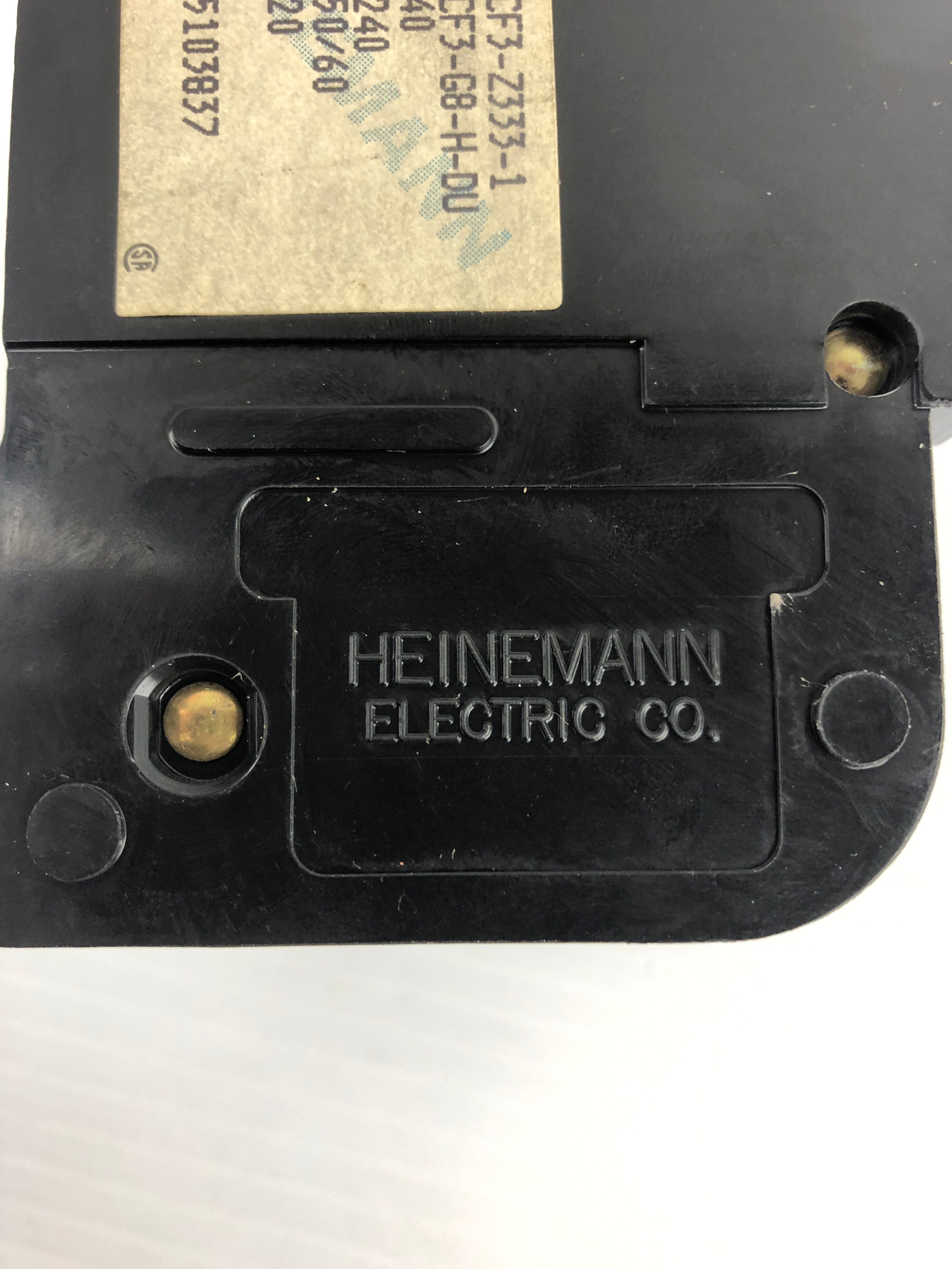 Heinemann CF3-2333-1 Circuit Breaker 240V 40A 3P CF3-G8-H-DU