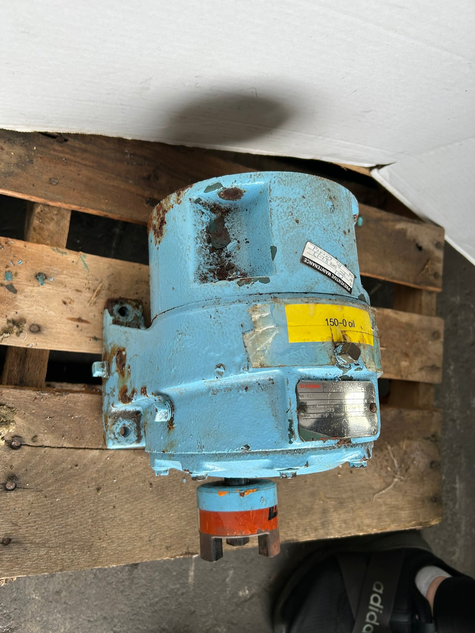 Dodge 140SM16A3 Gear Reducer 5315181001GB6079163-10-ER 3HP 351 in-lbs 3.4 Ratio