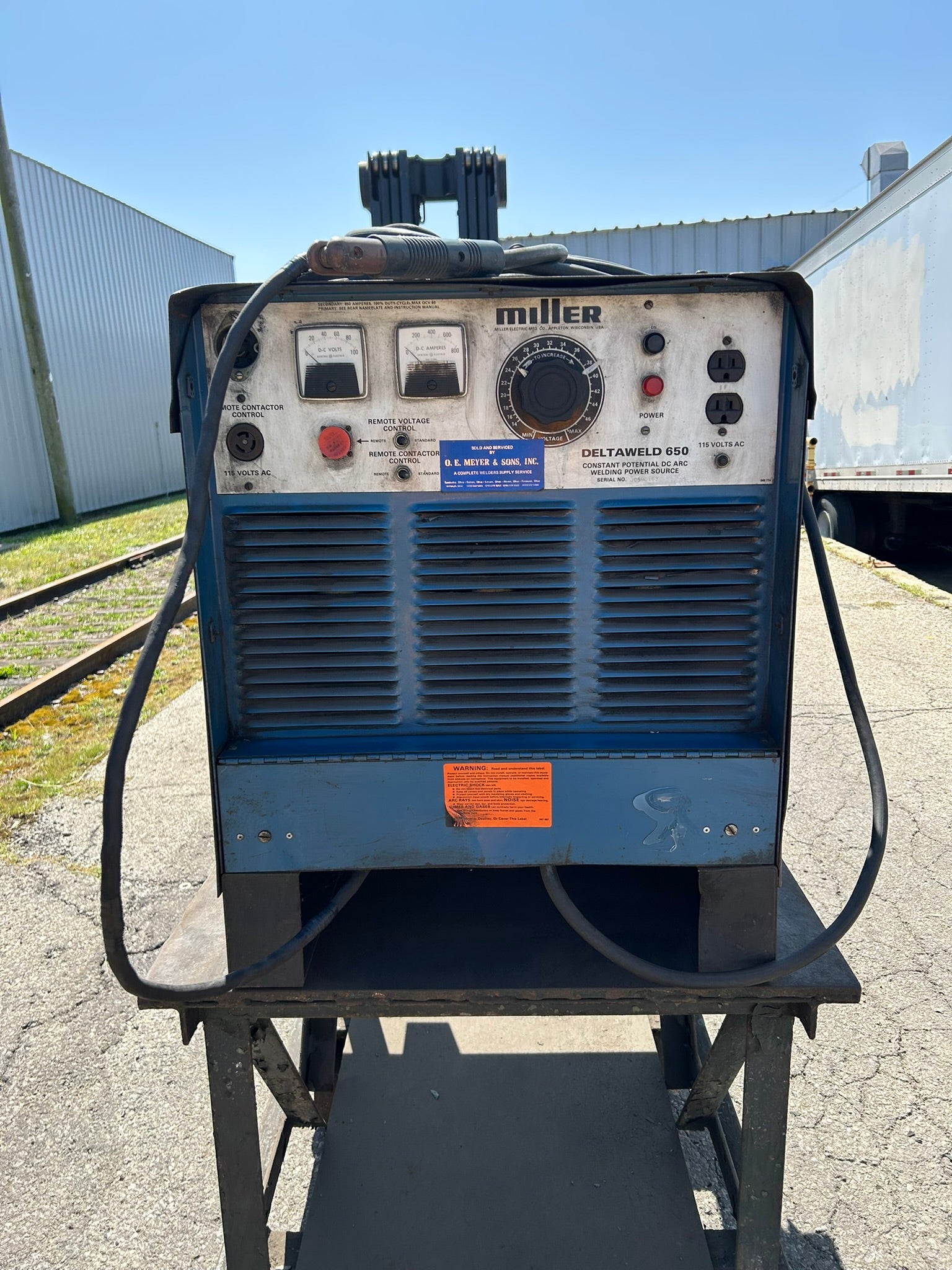Miller Deltaweld 650 Portable Welder 3PH 230/460V 118/59 Amp