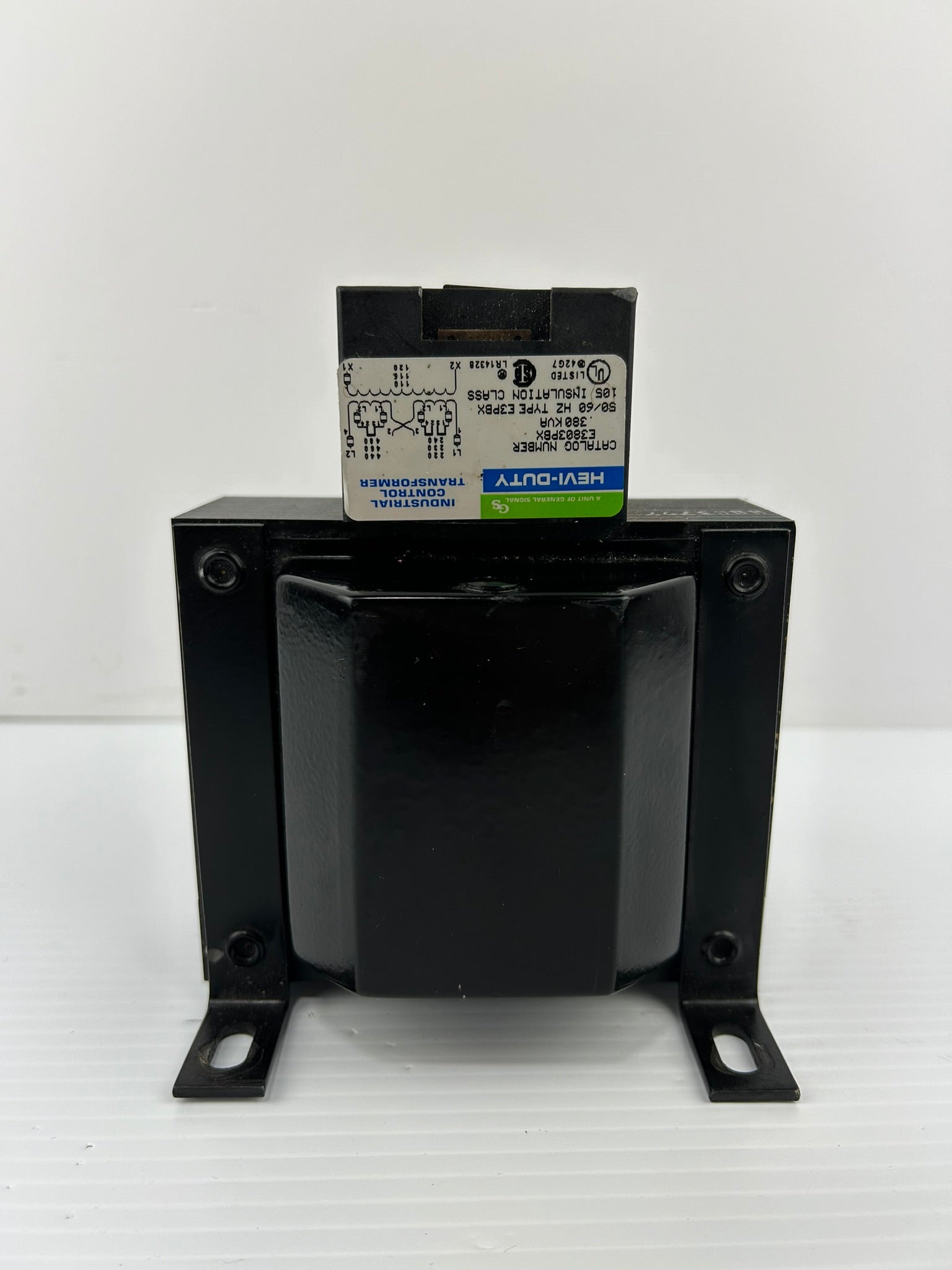 Hevi-Duty E3803PBX Industrial Control Transformer Type E3PBX 0.380kVA 50/60Hz