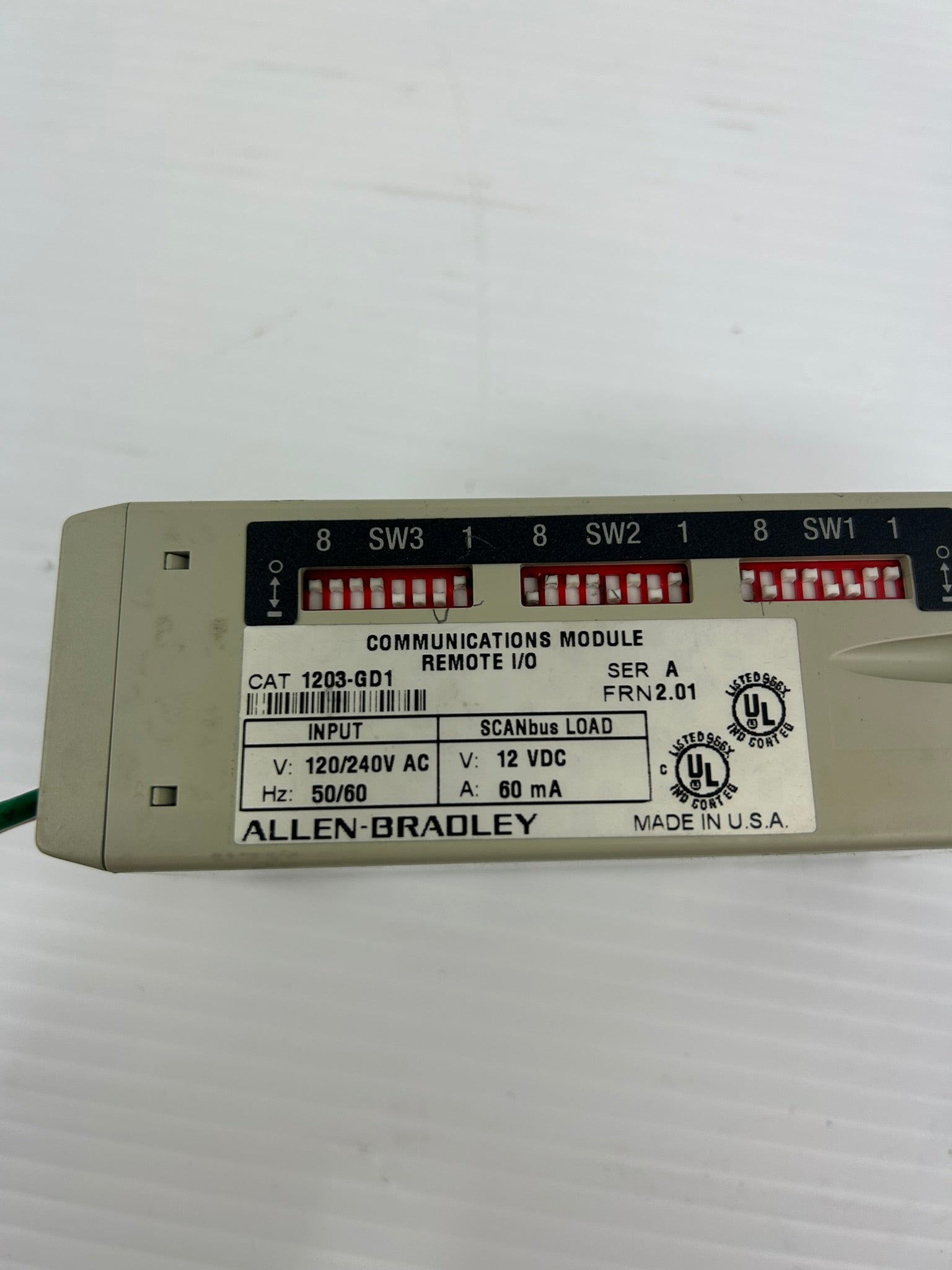 Allen-Bradley 1203-GD1 Remote I/O Communications Module Series A 2.01FRN