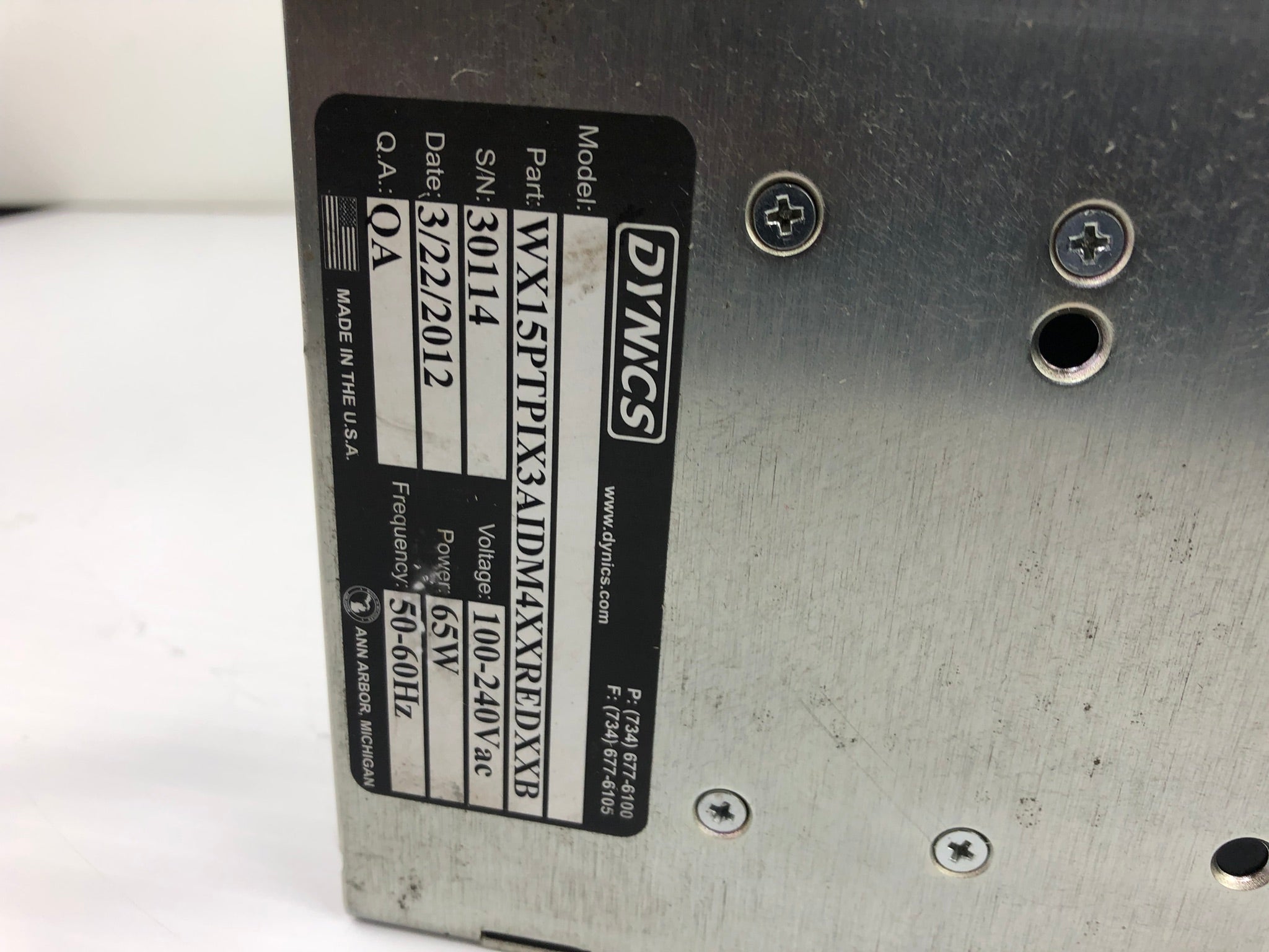 Dynics WX15PTPIX3AIDM4XXREDXXB Industrial Operator Panel PLC