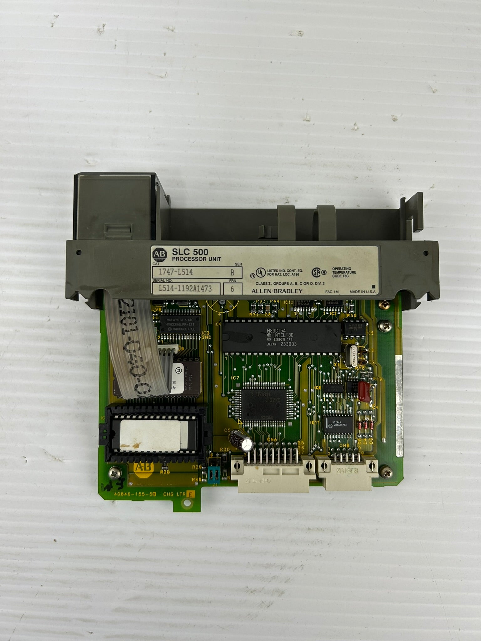 Allen-Bradley 1747-L514 Series B SLC 500 Processor Unit PLC CPU Module 1747L514
