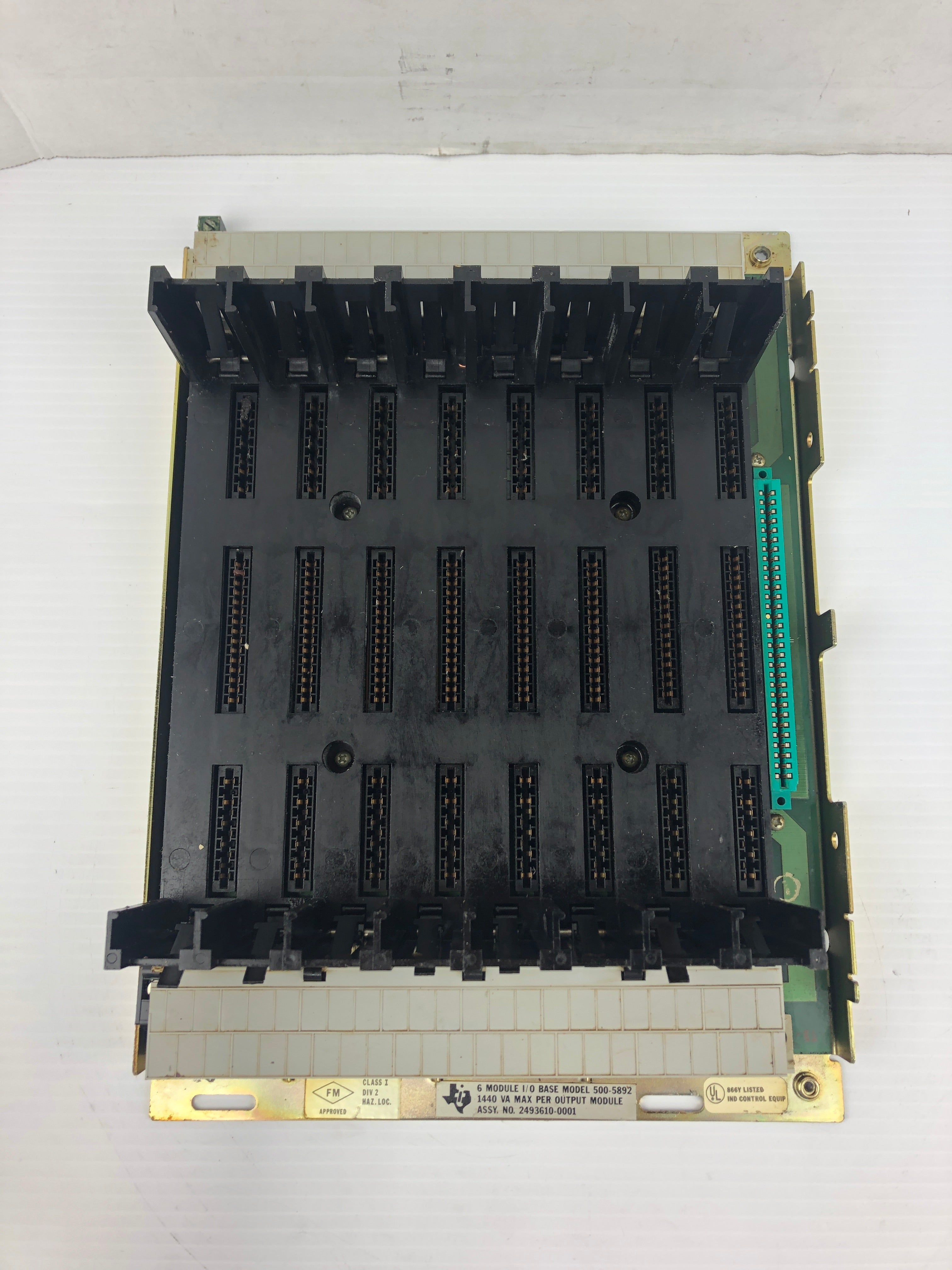 Texas Instruments 6 Module I/O Base 500-5892 1440VA with White Cover