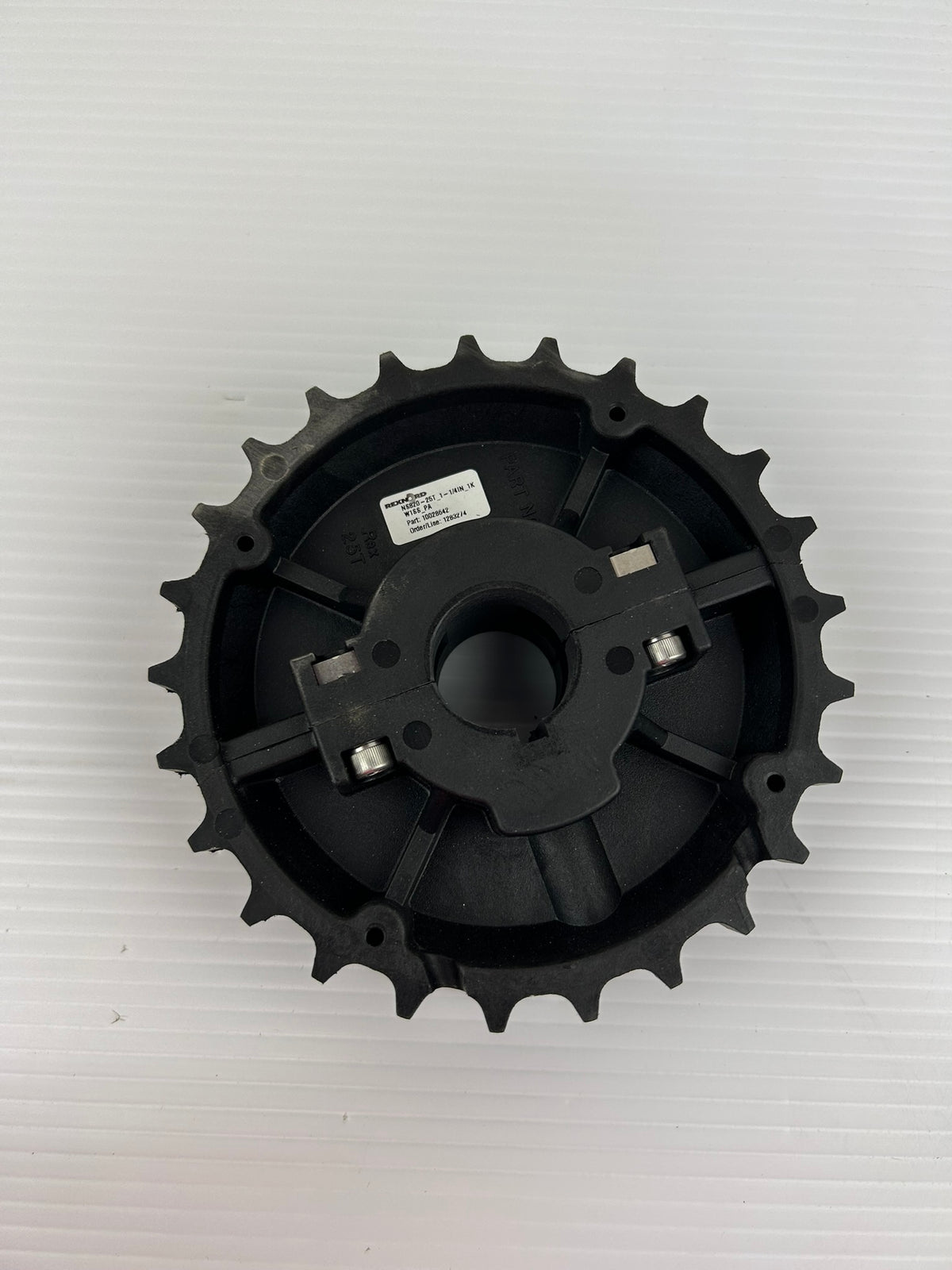 Rexnord NS820-25T 1-1/4IN 1KW1SS PA Molded Split Sprocket Nylon 1-1/4" 10028642