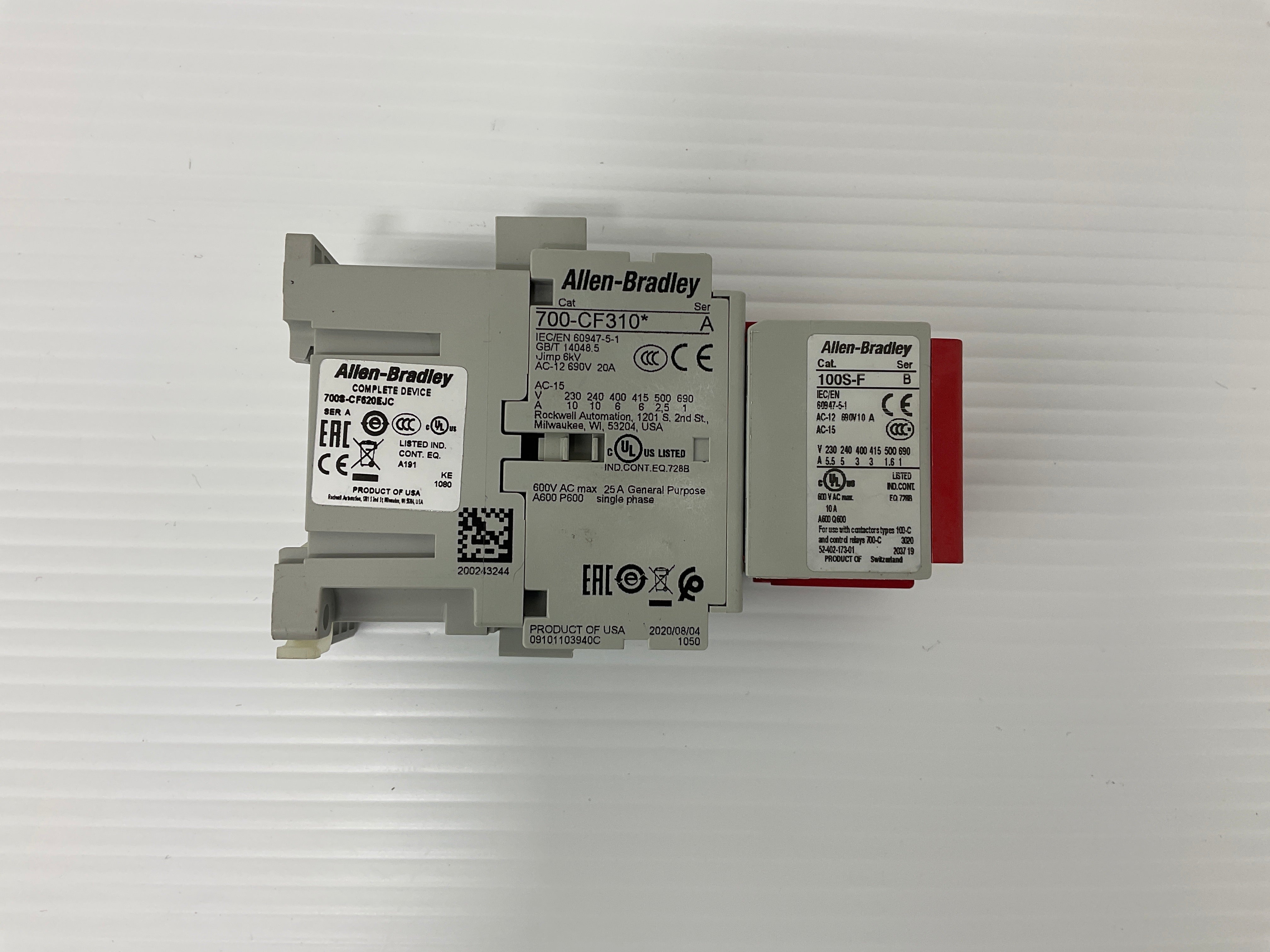 Allen Bradley Relay 700-CF310* Coil 100S-F Series B