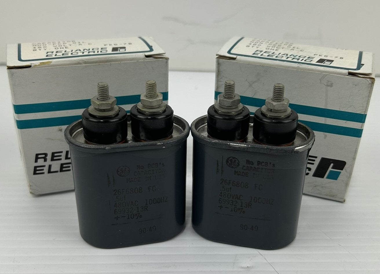 Reliance Electric 69932-13R Capacitor Non-PCD Oil 480VAC - Lot of 2