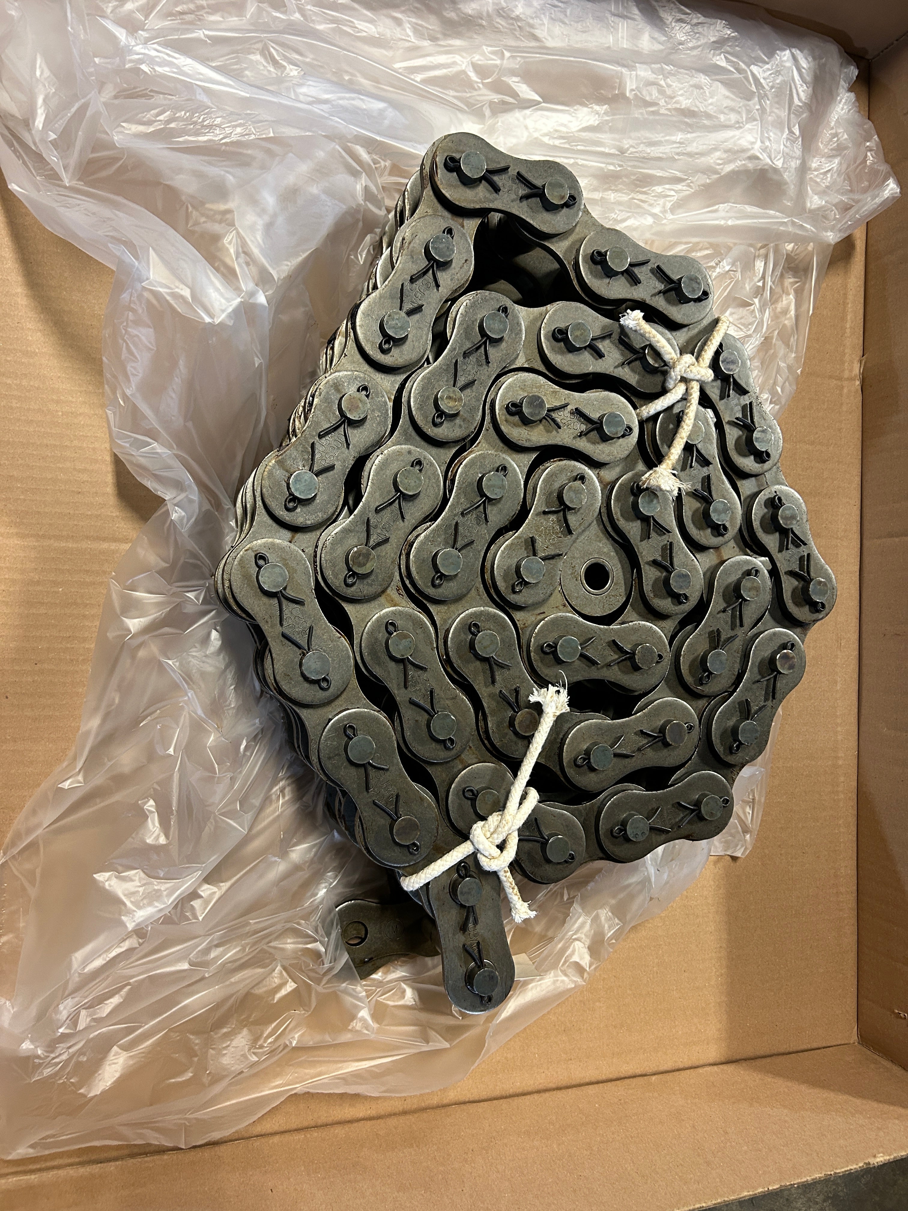 Tsubaki 200-2 Double Row Chain Roll Link Assembly ANSI 200 2.5" Pitch - 26 Links