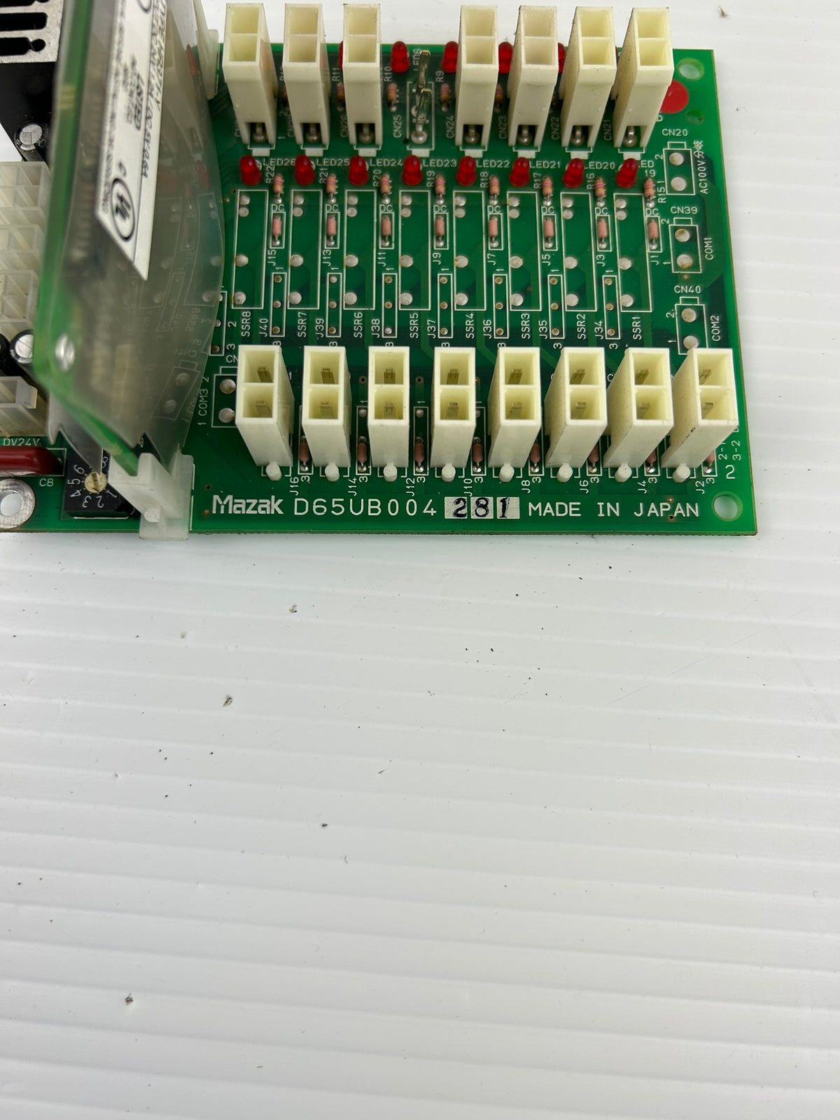 Mazak D65UB004 281 CNC Circuit Board PCB with HR371-Y I/O Card Module