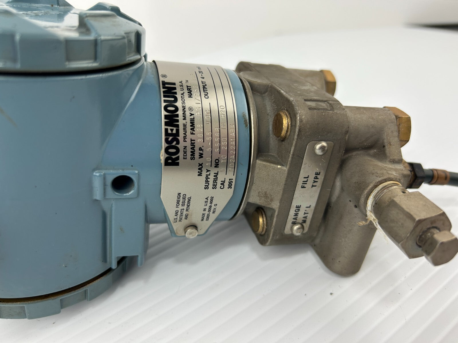 Rosemount 3051CD2A22A1AB4 Pressure Transmitter 3051-CD2A22A1AB4 4-20mA 3626 PSI