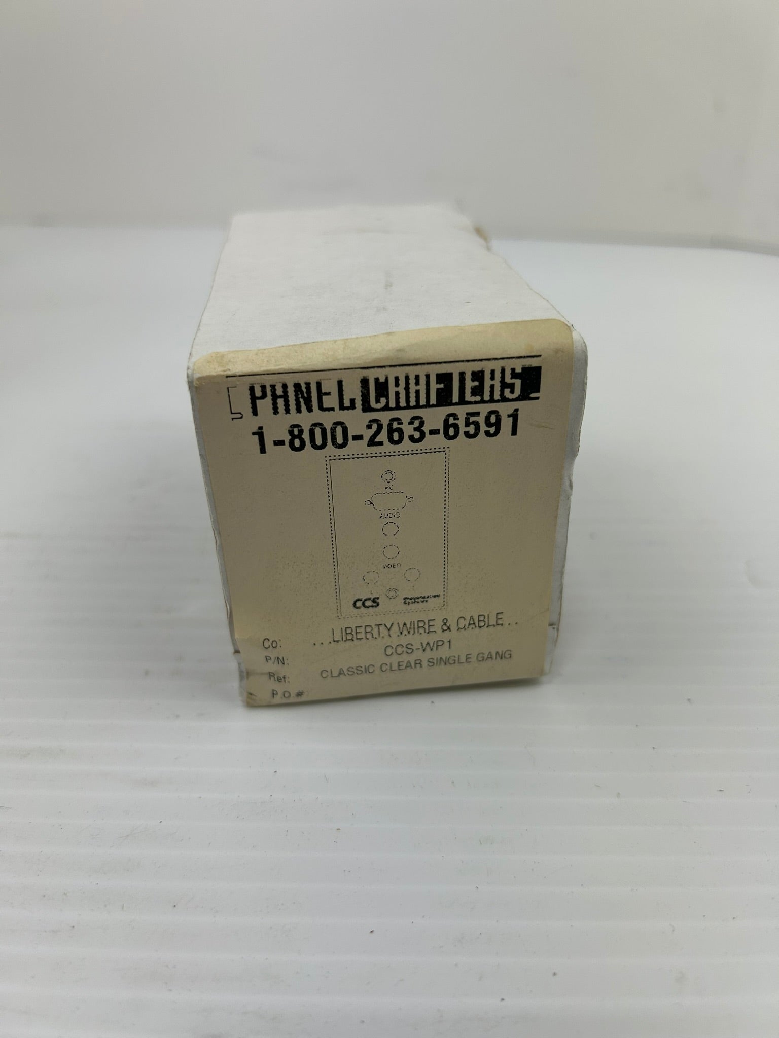 Liberty Wire & Cable Panel Crafters CCS-WP1 Plate Classic Clear Single Gang