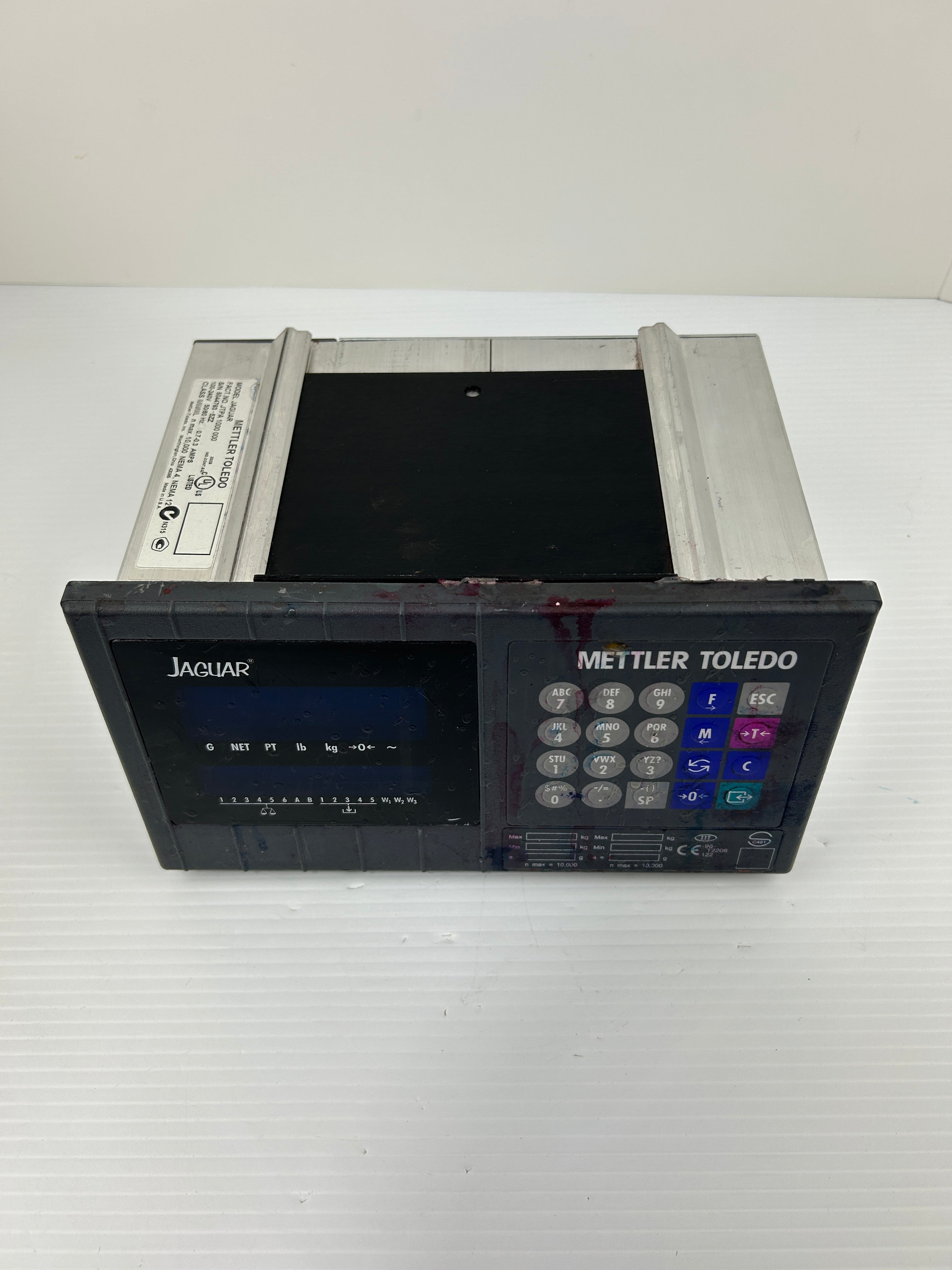 Mettler Toledo JAGUAR Scale Controller Interface Panel JTPA1000000