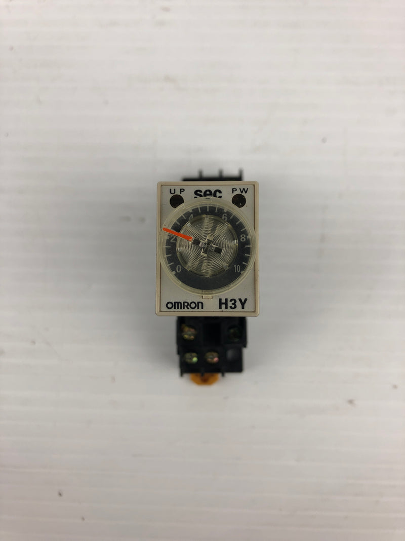 Omron H3Y-2 Timer with Base 1294C