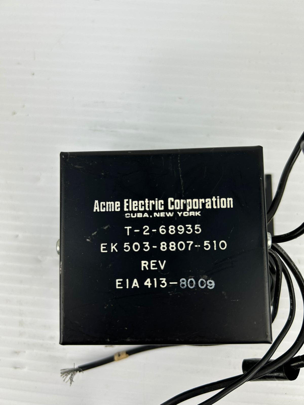 Acme Electric Corp T-2-68935 Transformer EK503-8807-510 EIA413-8009