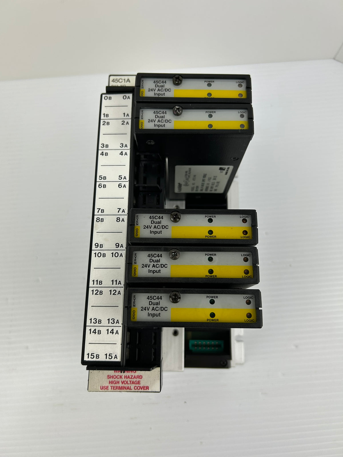 Reliance Electric Automate 45C1A Programmable Controller with (5) 45C44 Modules