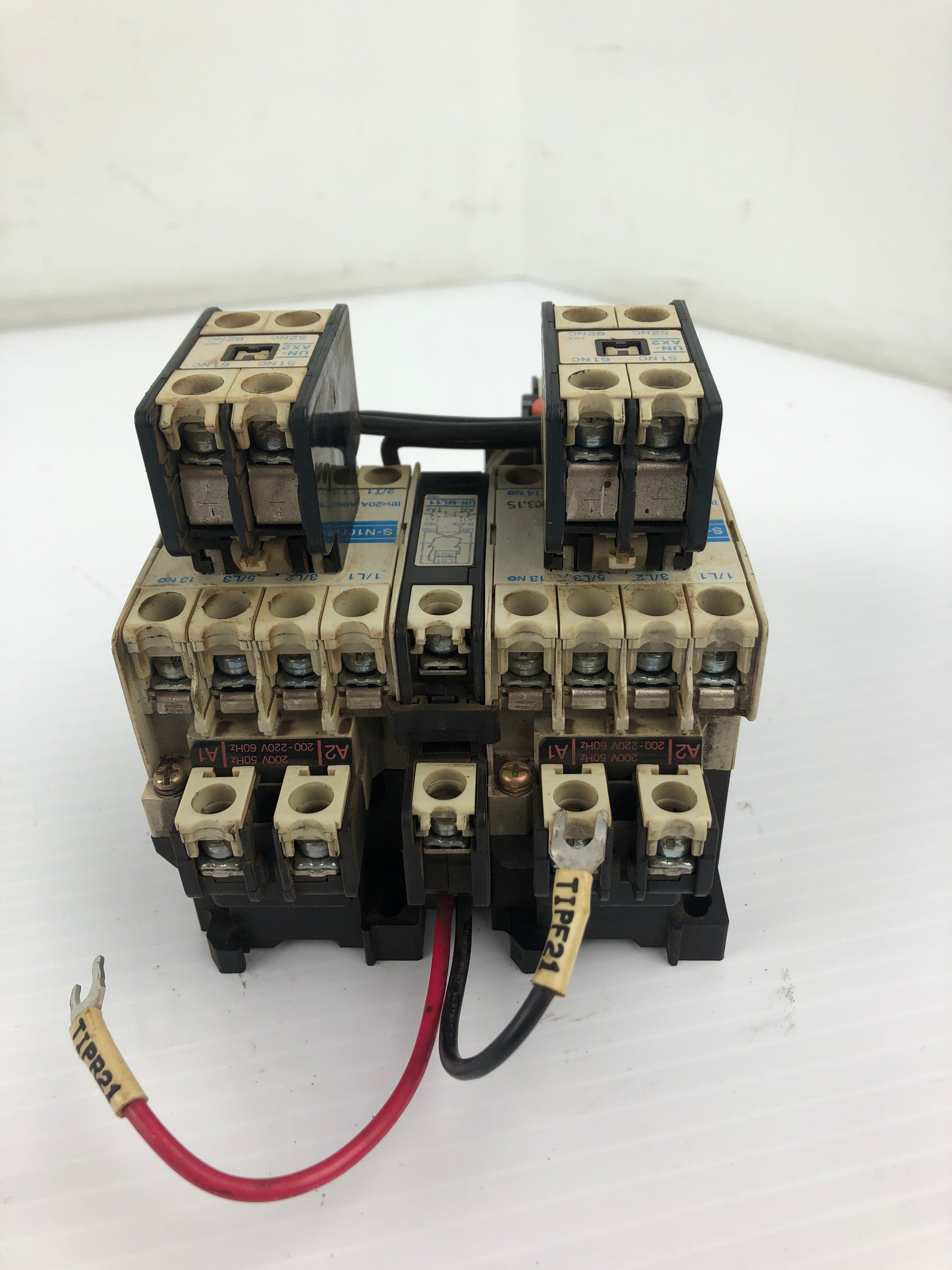 Mitsubishi S-N10 Magnetic Contactor Assembly TH-N12KP Relay UN-AX2 Contact Block
