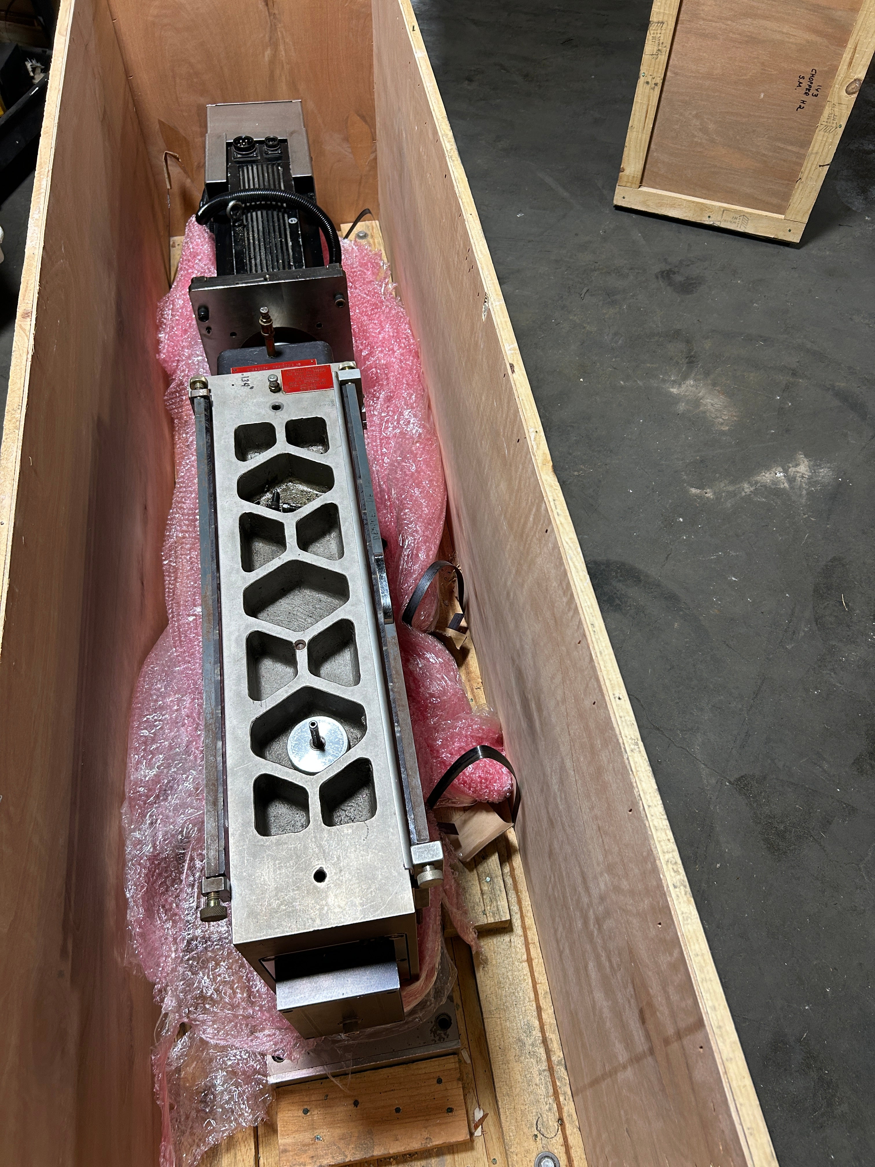Helical Chop Head Film Chopper with Allen-Bradley 1326AB-B740C-21 AC Servo Motor