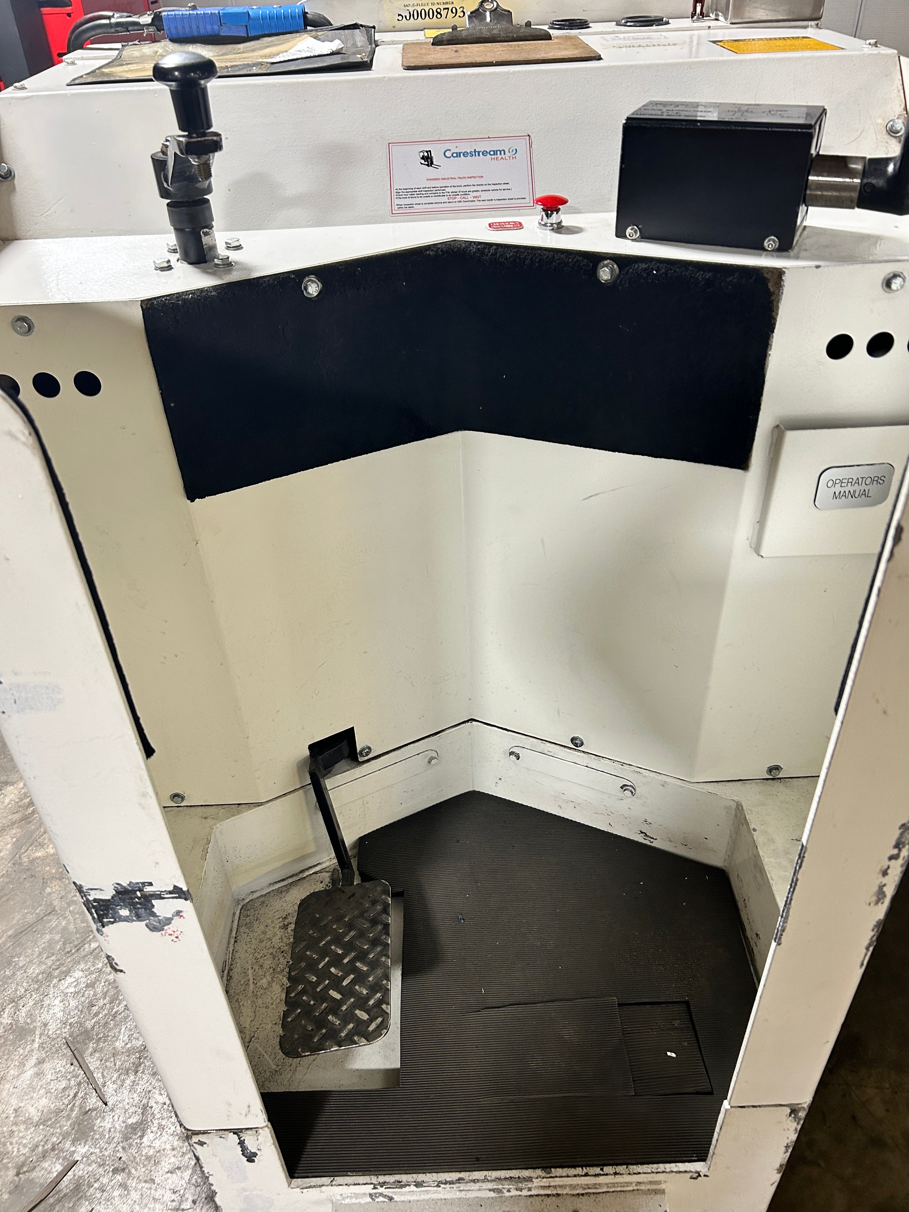 Rico PLR-DD-100 Platform Lift Truck Stand-Up 10,000# 2354 Hrs Type E 36V R-13554