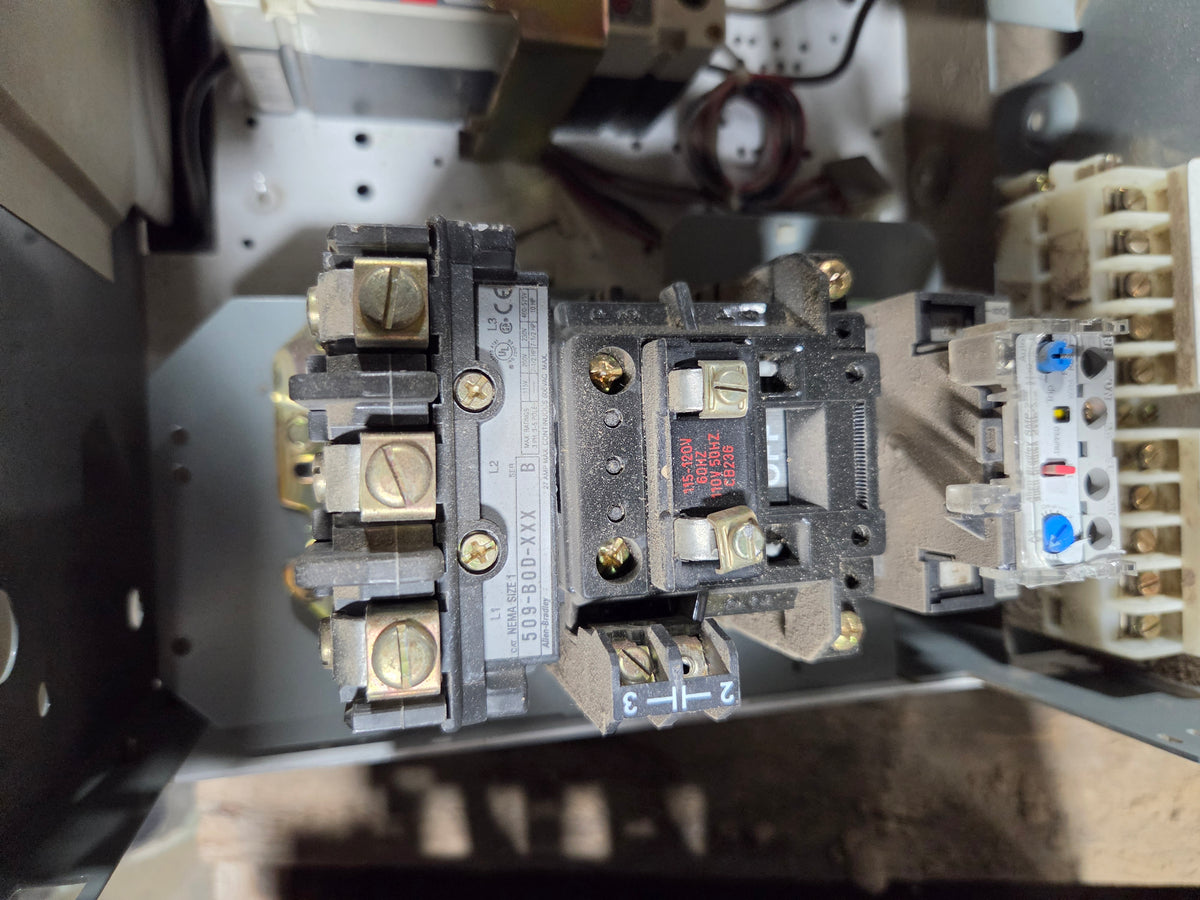 Allen-Bradley MCC Bucket 2113B Size 1 FVNR 15A Breaker 3HP 3PH 480V - No Door