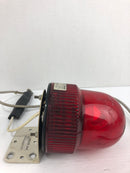Patlite SKHE-24 Red Rotating Beacon Light 24VDC 3W with SZ-007 Bracket