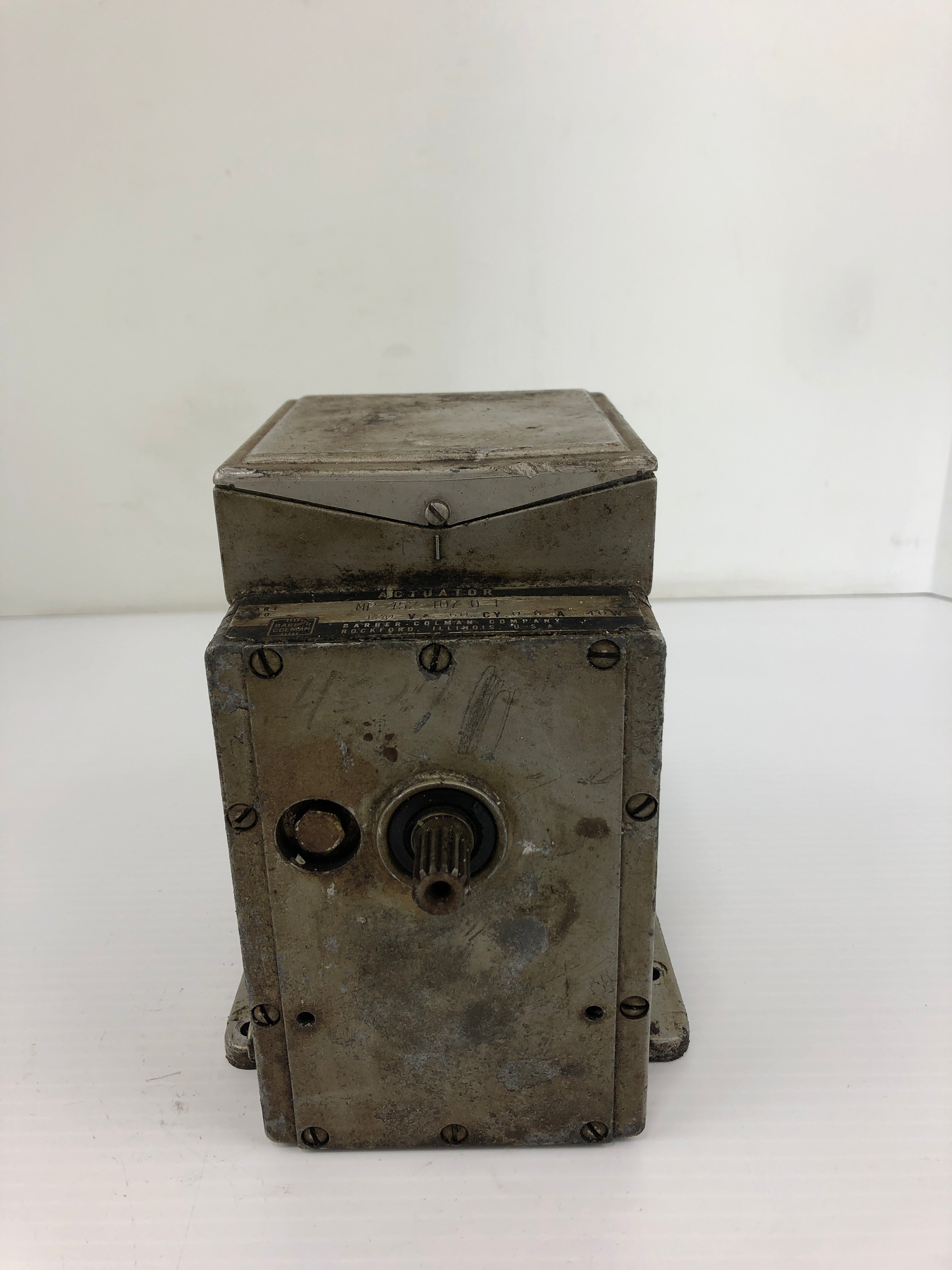 Barber Colman Actuator MP-452-107 120V 60 Cycle 0.6A 40W MP-452-107-0-1