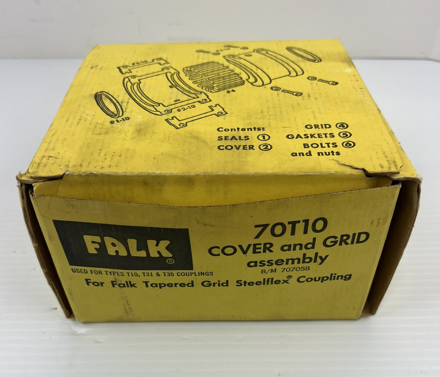 Falk 70T10 Cover and Grid Assembly for Falk Tapered Steelflex Coupling 707058
