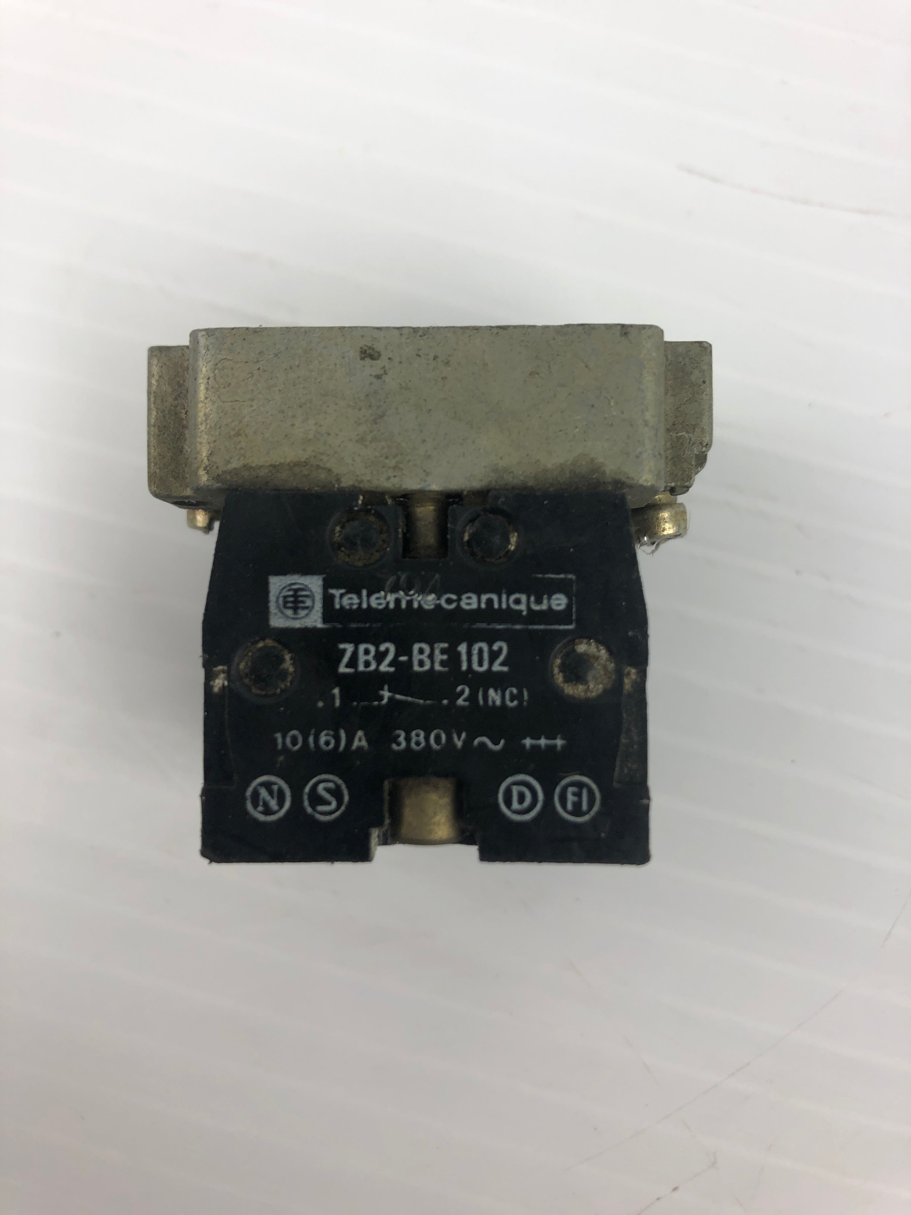 Telemecanique ZB2-BE102 Contact Block 380V 10A