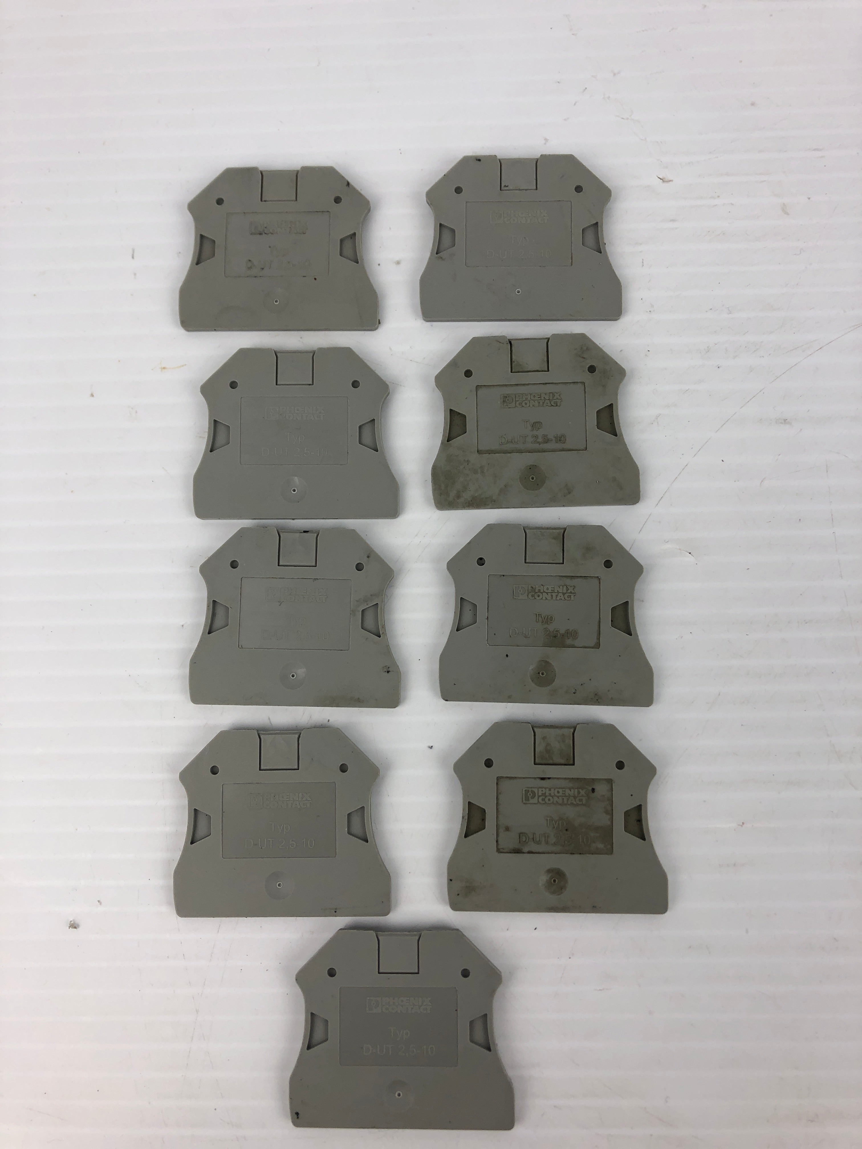 Phoenix Contact D-UT 2,5-10 Terminal End Cap - Lot of 9