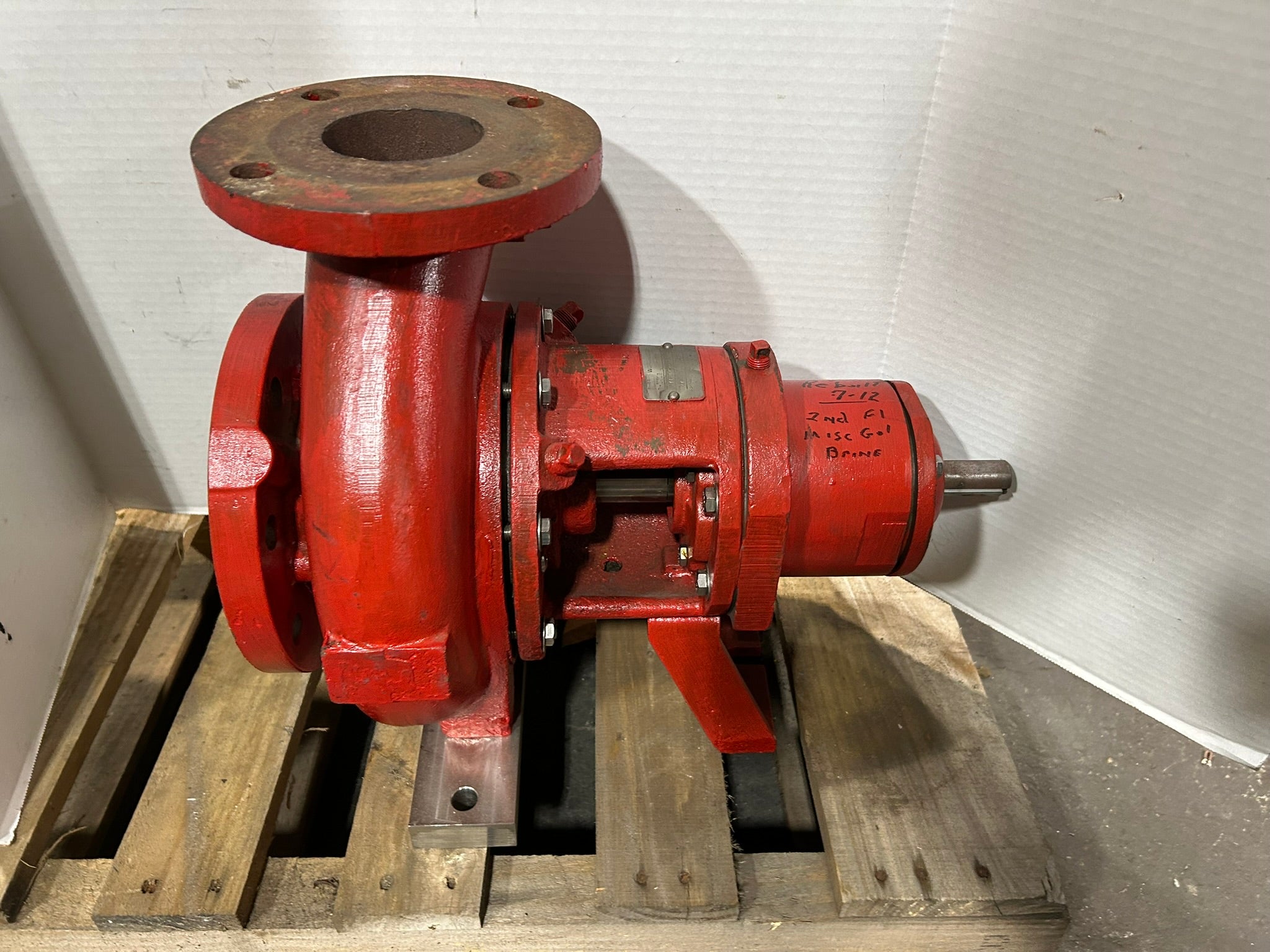 Worthington D-1012 Centrifugal Pump 4X3X6 Material DI 275 PSI 6.25 Imp. Dia.