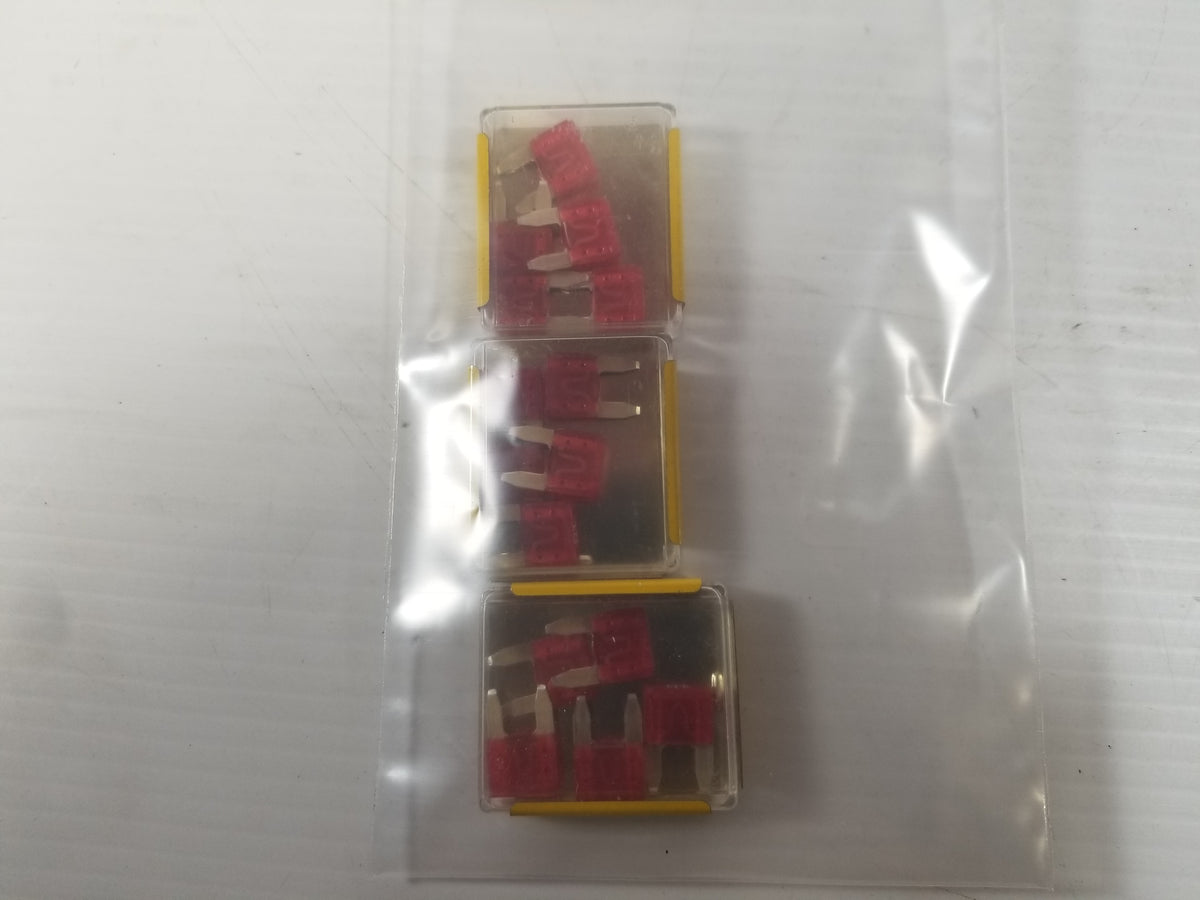 Buss ATM-10 Automotive Blade Fuse 10A - Lot of 15